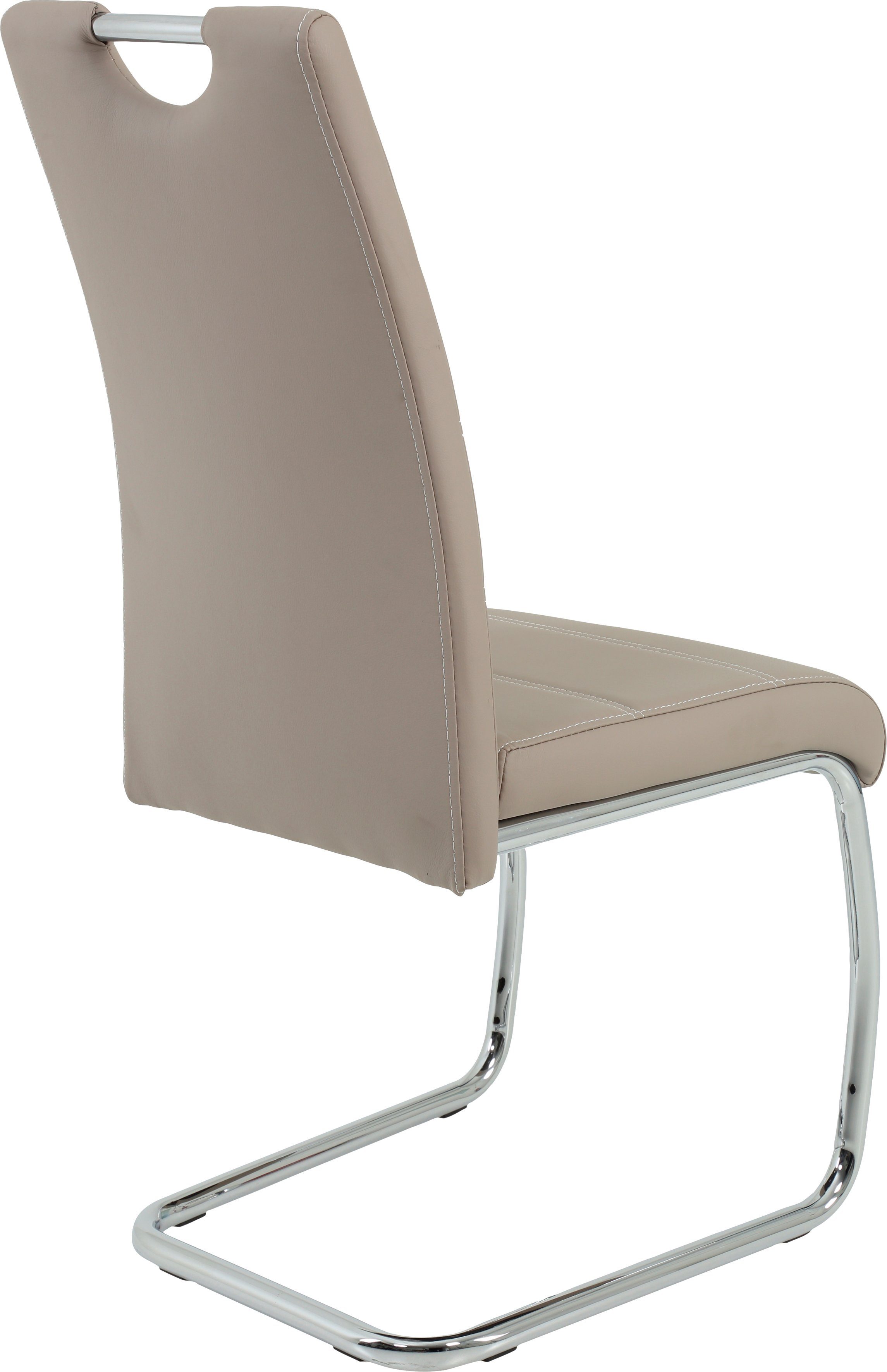 HELA Vrijdragende stoel Flora, eetkamerstoelen 1, 2 of 4 stuks, vrijdragende stoel