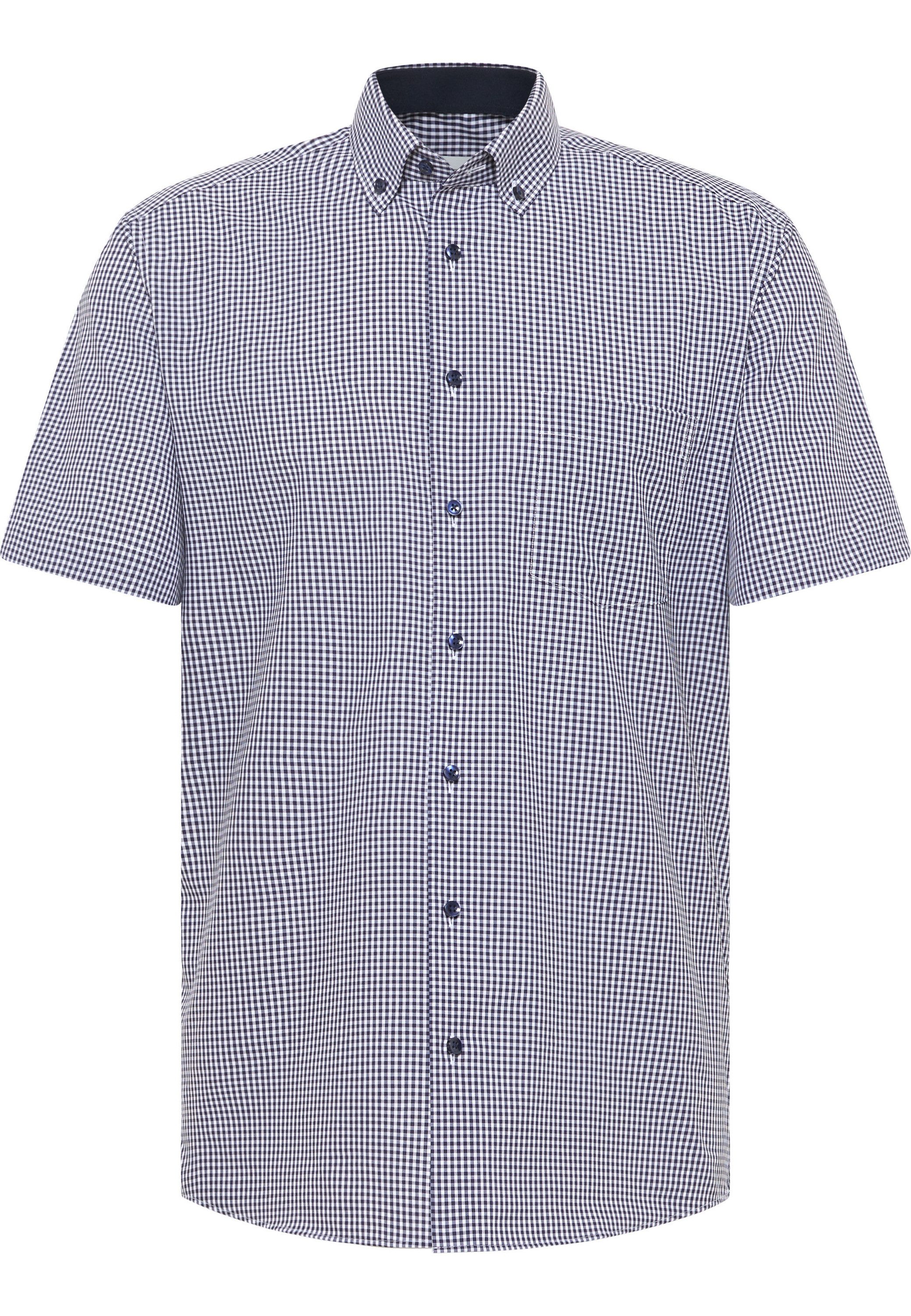 Eterna Overhemd met korte mouwen MODERN FIT NON IRON (strijkvrij)
