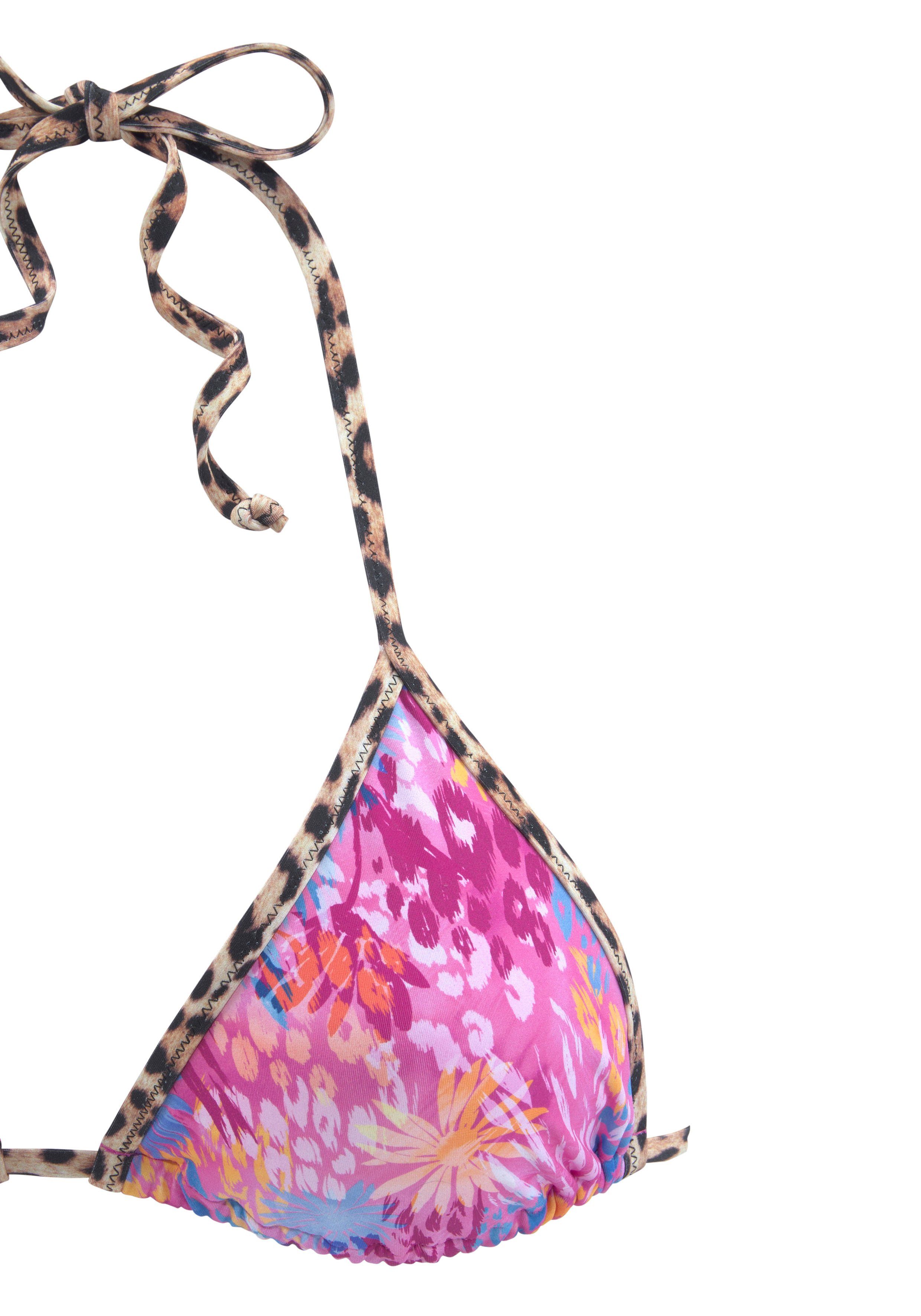 Buffalo Triangel-bikinitop Haruna in motievenmix