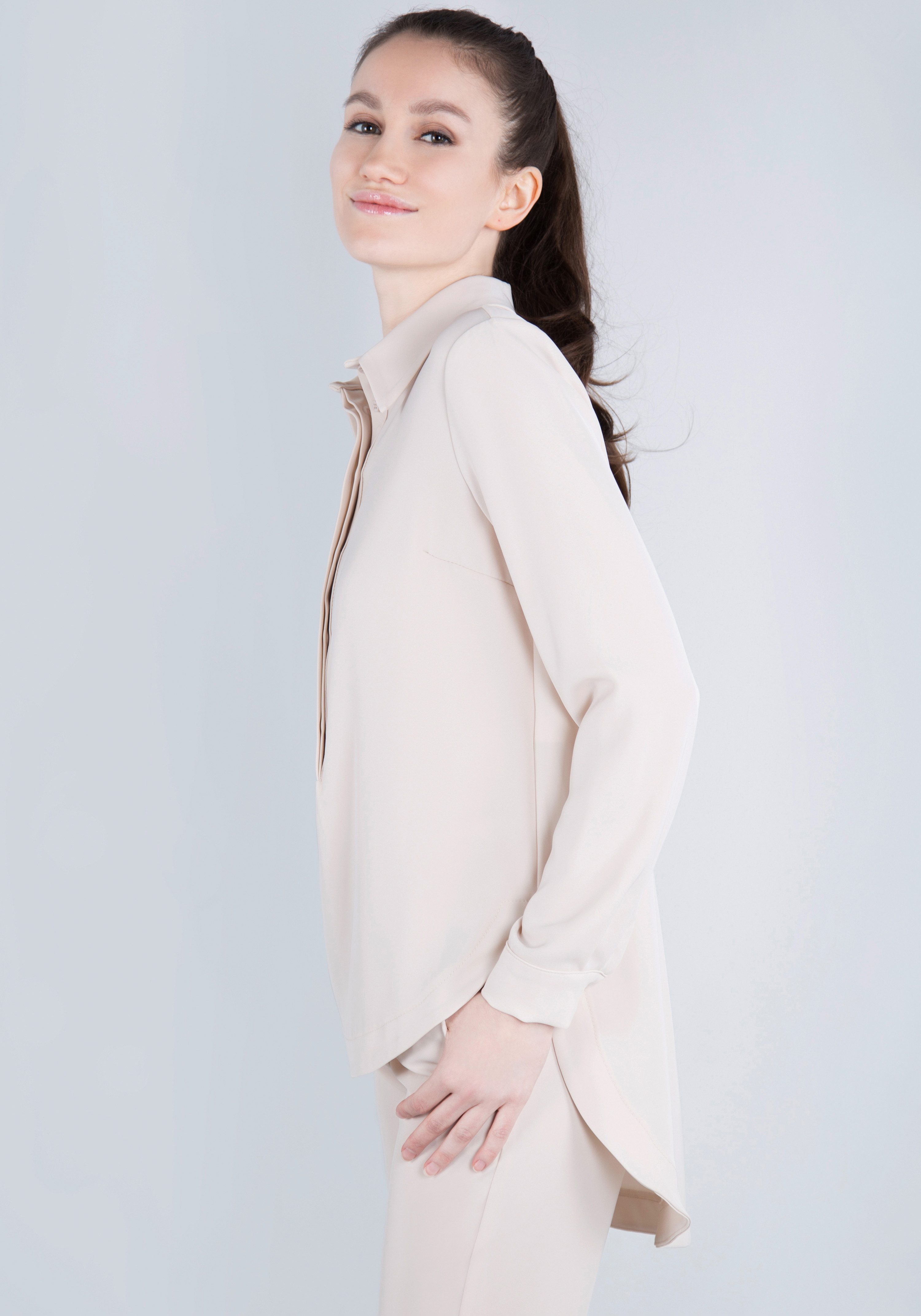 IMPERIAL Blouse met lange mouwen