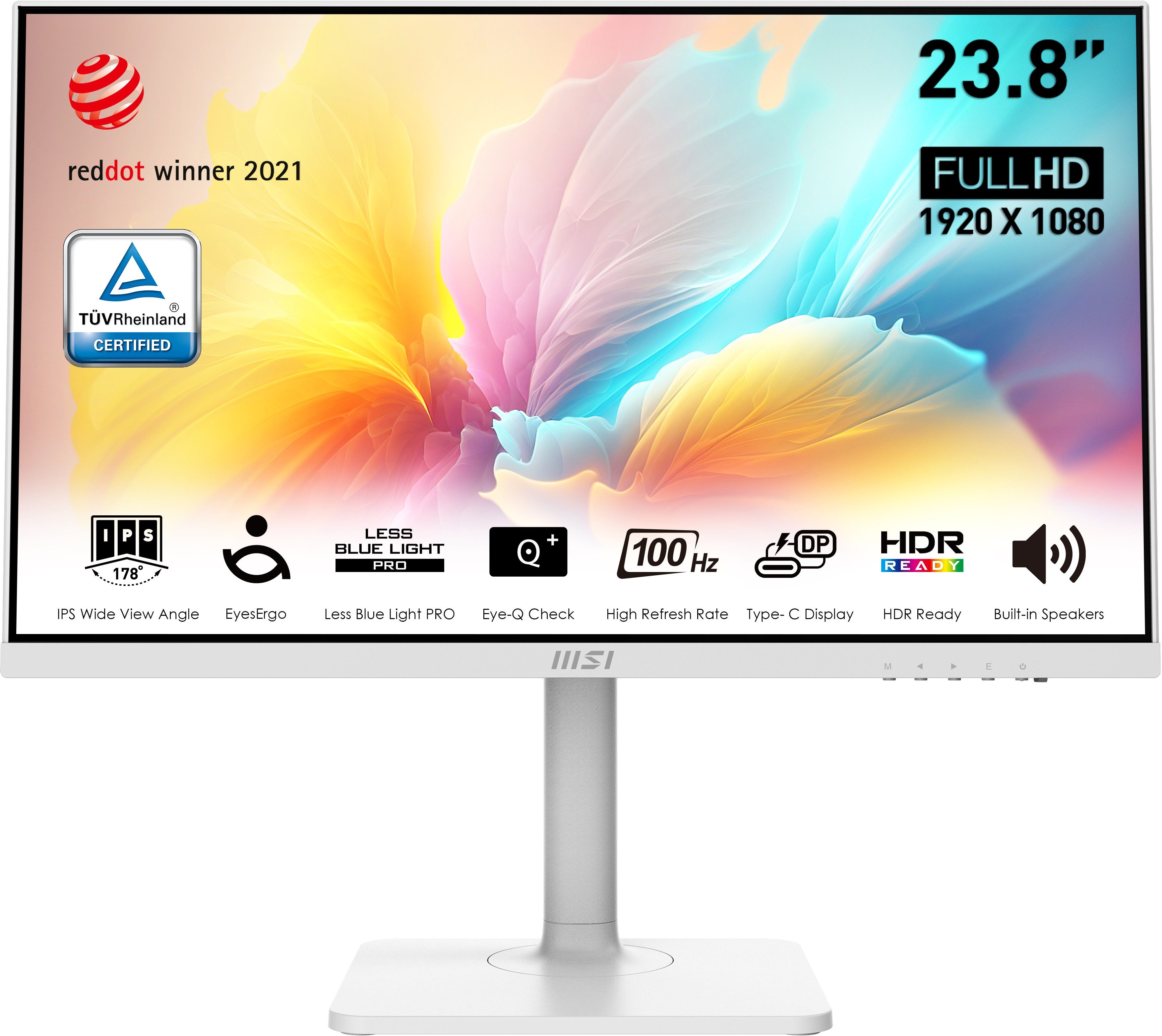 MSI Ledscherm Modern MD2412PW 60 cm 24" Full HD