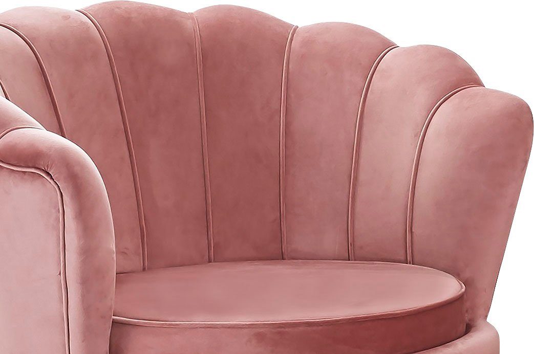 SalesFever Loungestoel Clam opvallend schelpdesign