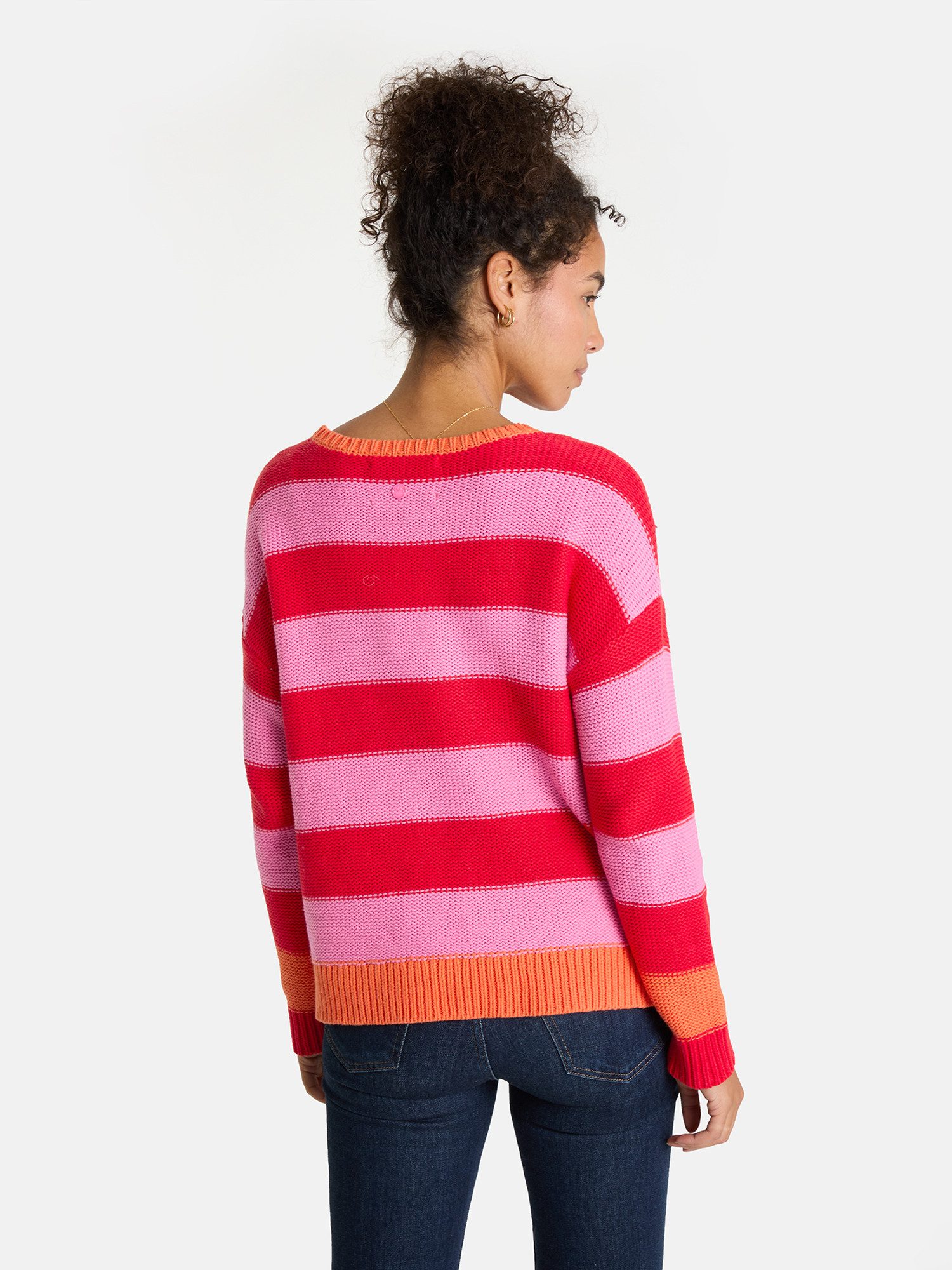 Lieblingsstück Gebreide trui QuirinaL met blokstrepen