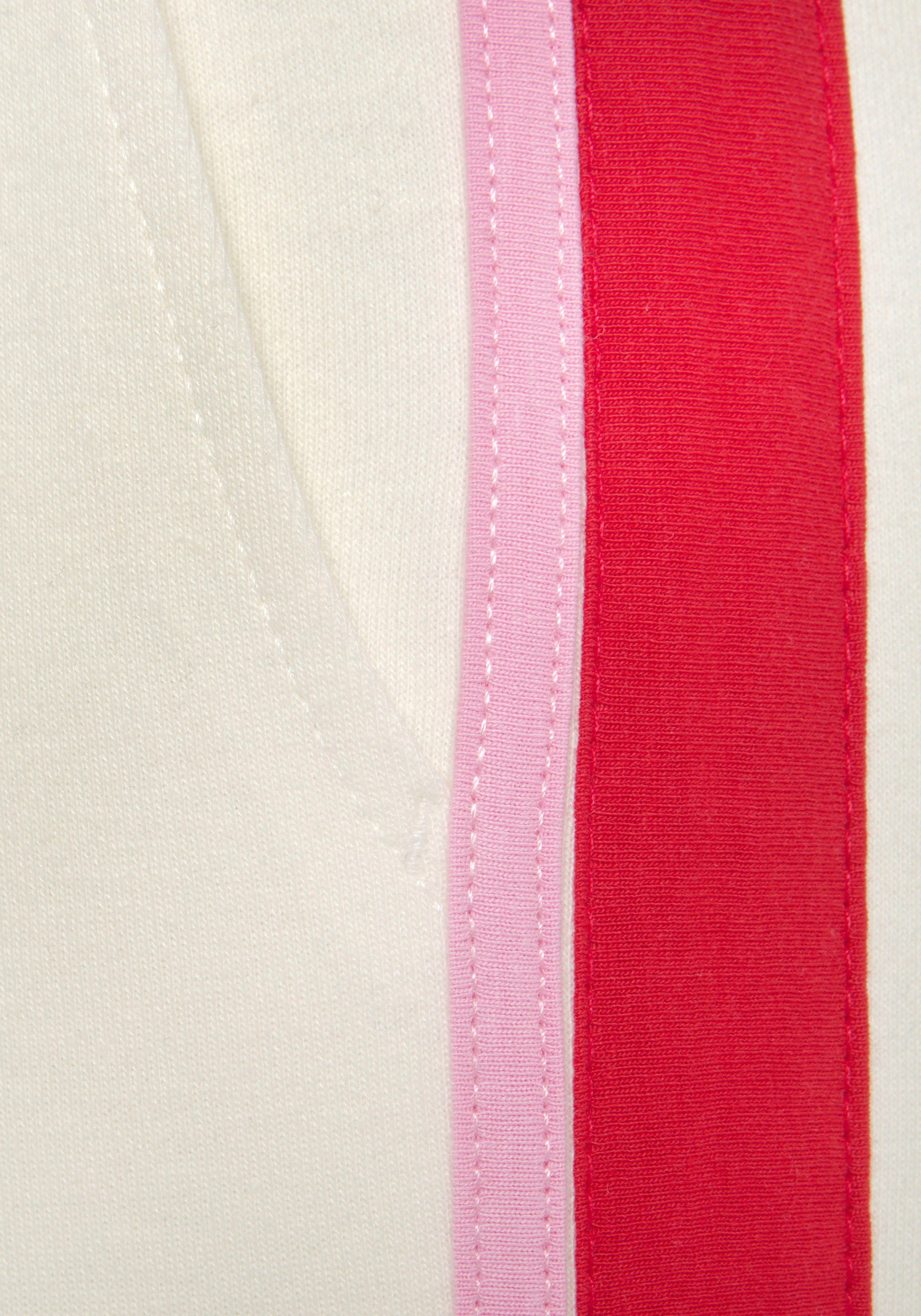 Vivance Sweatpants Sweathose met contrasterende accenten, loungeanzug (1-delig)