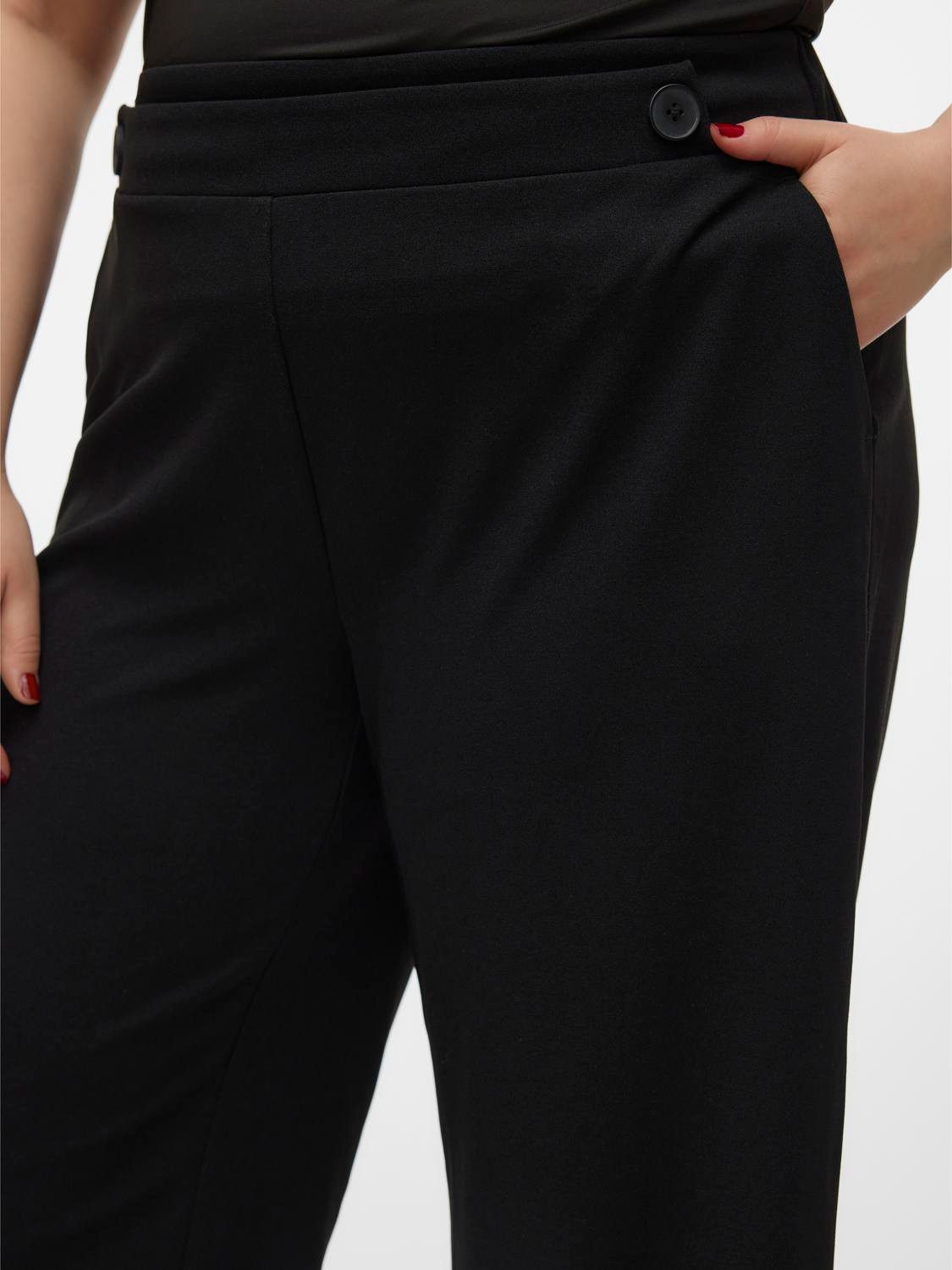 Vero Moda Curve Pantalon VMCLIVA HW WIDE PANT CUR NOOS