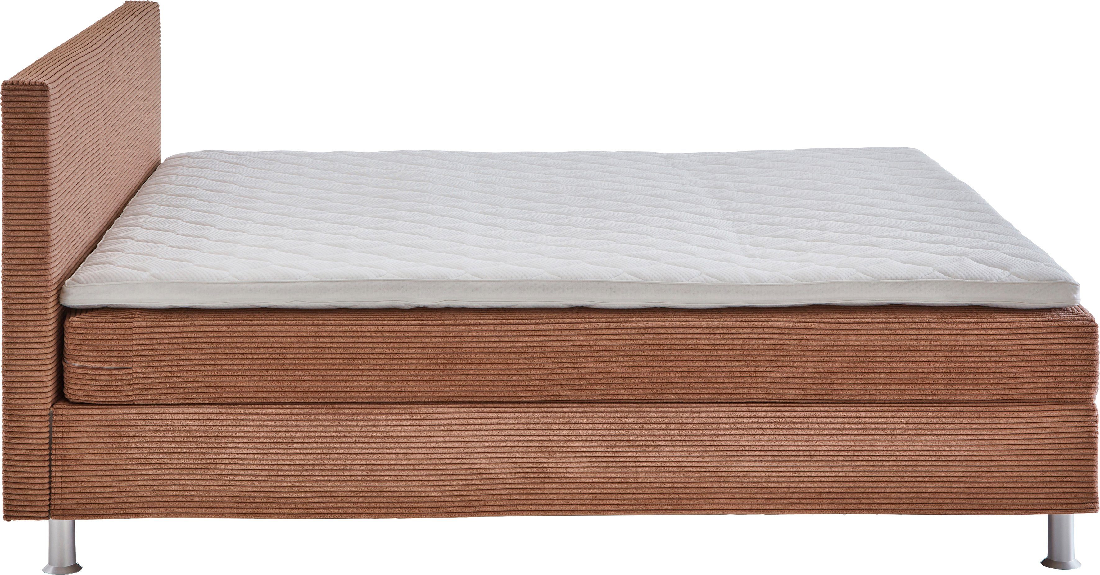 ATLANTIC home collection Boxspring Edison inclusief bonell-binnenveringsmatras en topmatras