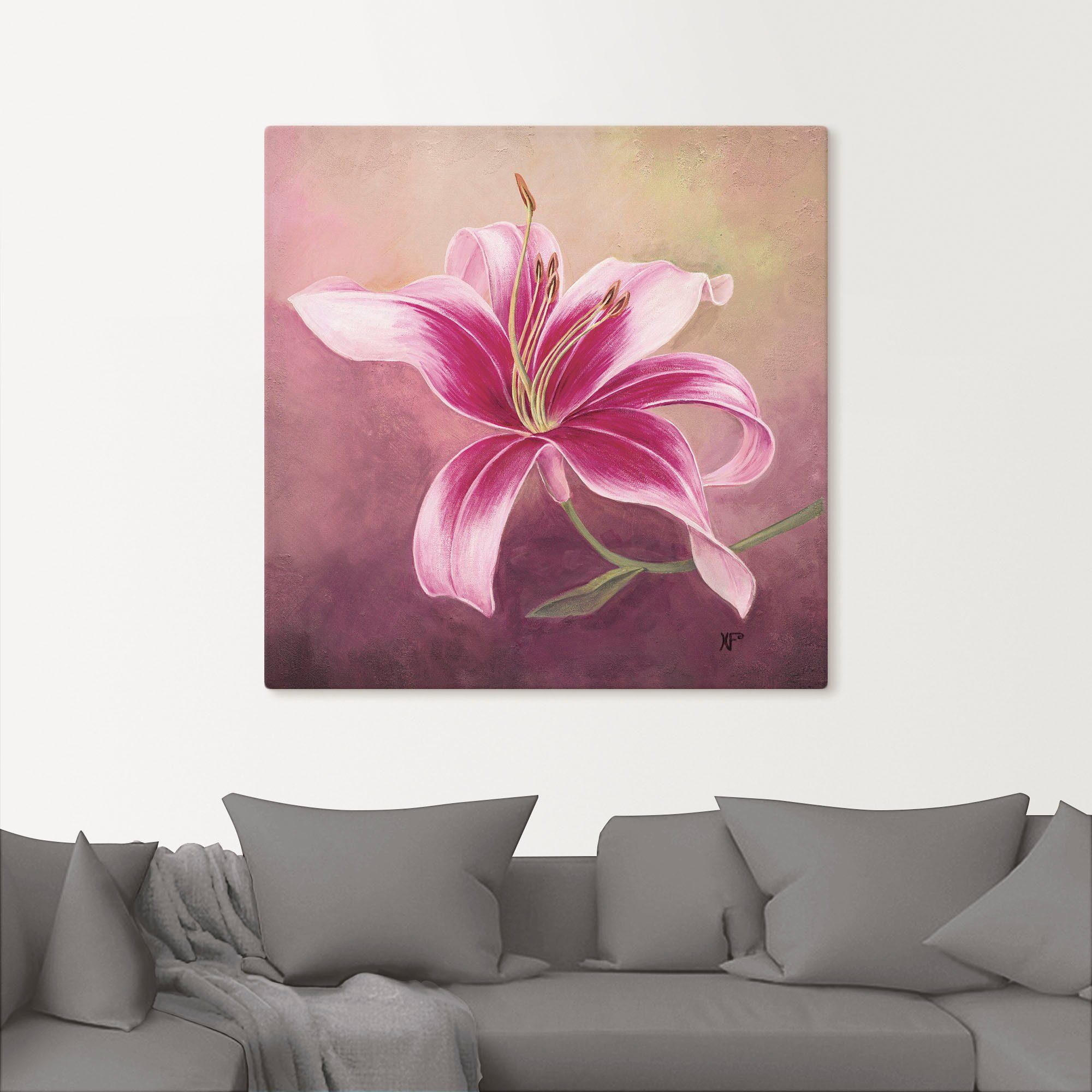 Artland Artprint Vroege lelie als artprint op linnen, poster in verschillende formaten maten