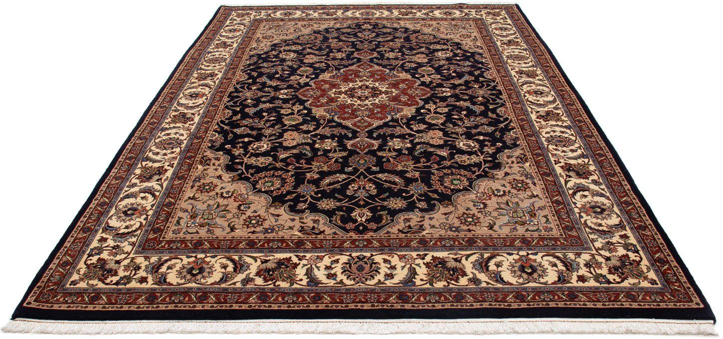 morgenland Wollen kleed Kasjmar medaillon nero 303 x 196 cm Uniek exemplaar met certificaat