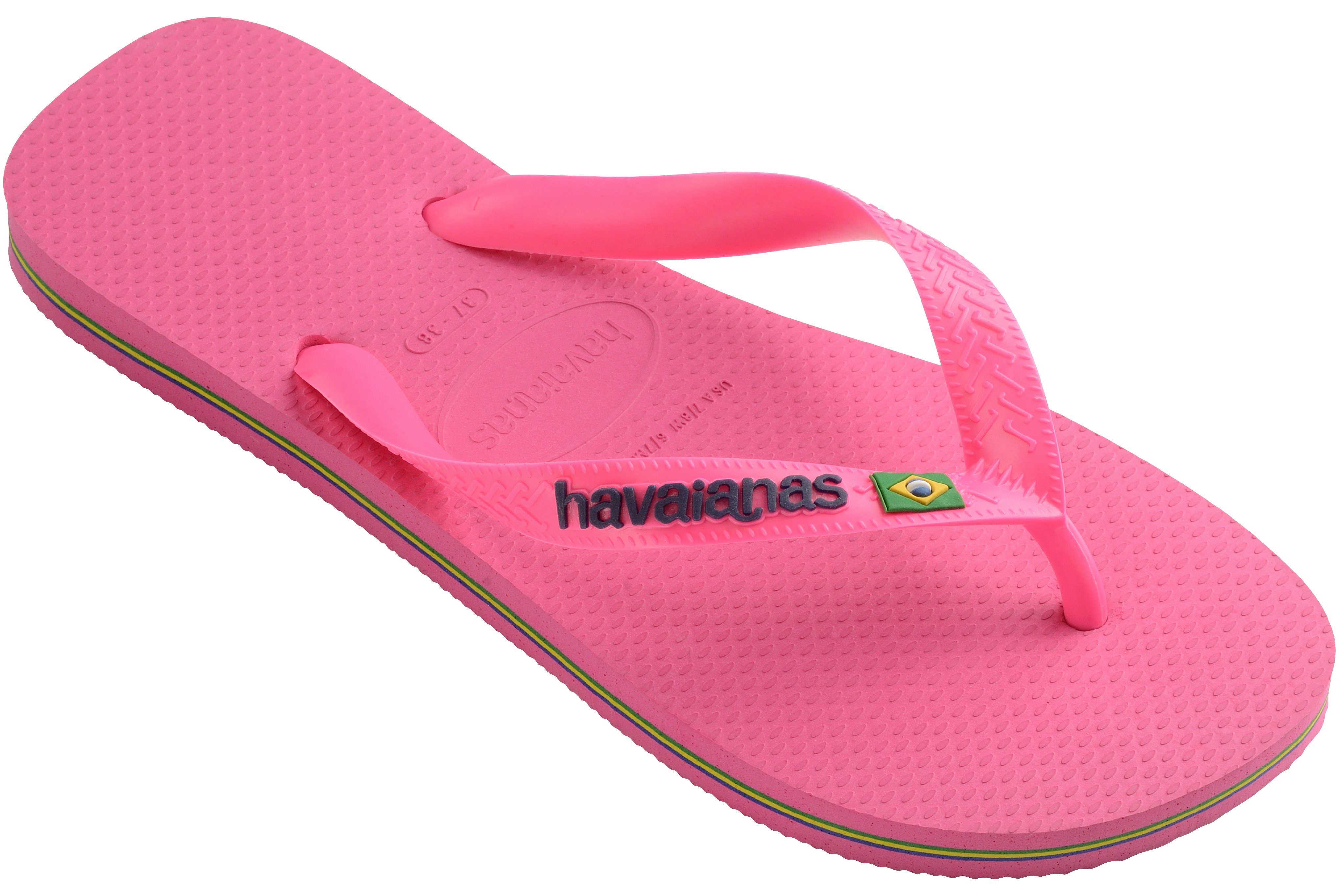 Havaianas Teenslippers BRASIL LOGO NEON , zomerschoen, slippers, poolslides met braziliaans detail