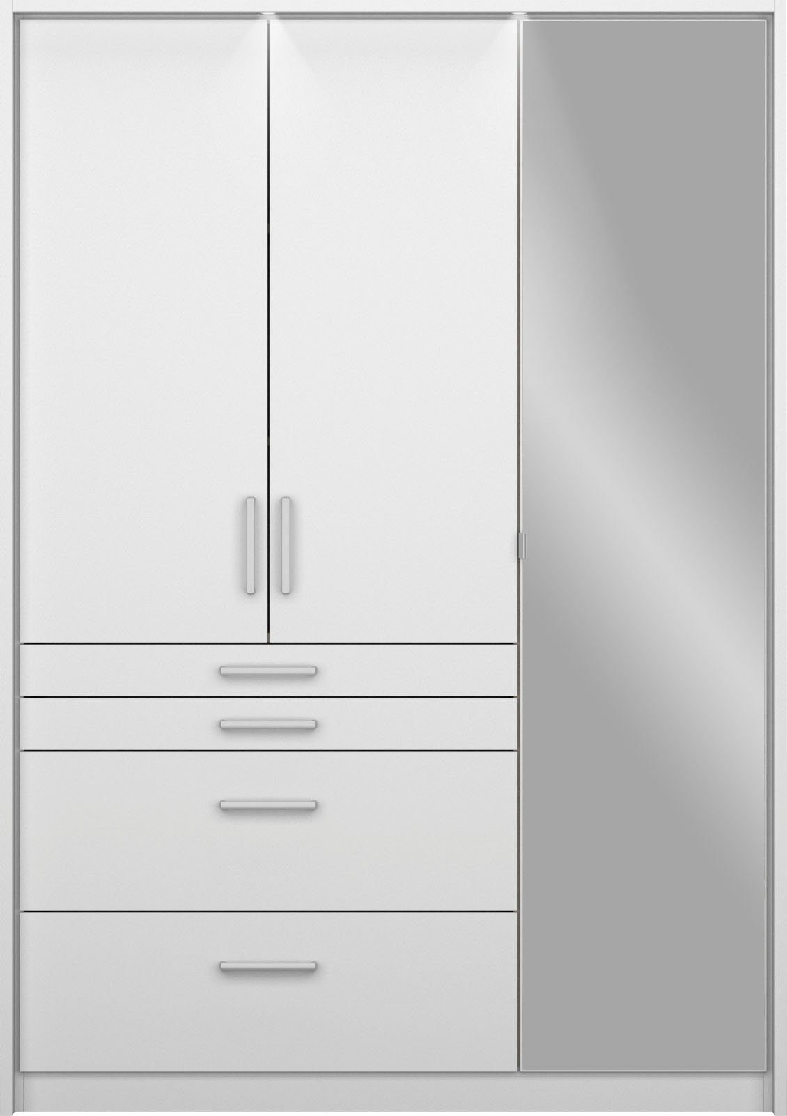 rauch Draaideurkast Kledingkast kast garderobe garderobekast topseller HOMBURG inclusief passe-partout, bovenste lade met indeling made in germany