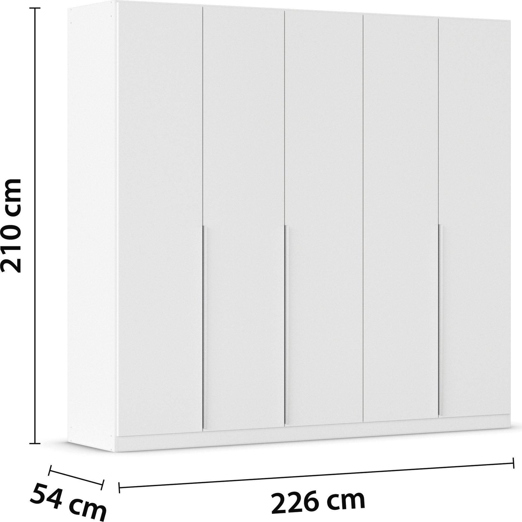 rauch Draaideurkast Kledingkast garderobe AGORDO TOPSELLER slaapkamer doordachte binnenuitrusting, in 6 breedtes en 2 hoogtes made in germany