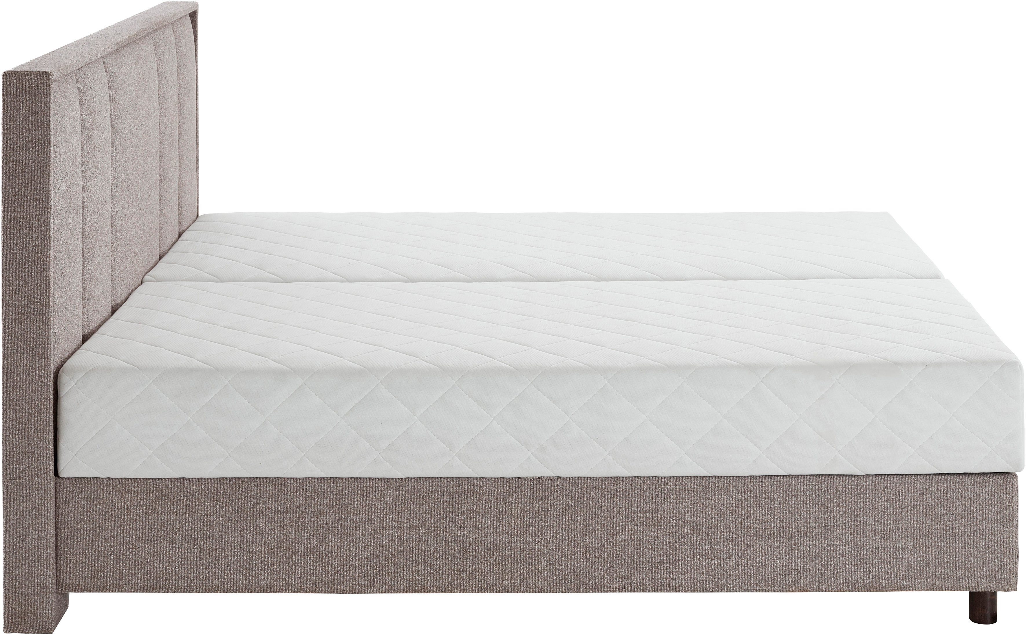ATLANTIC home collection Boxspring ARLA met pocketveringsmatras en bedkist