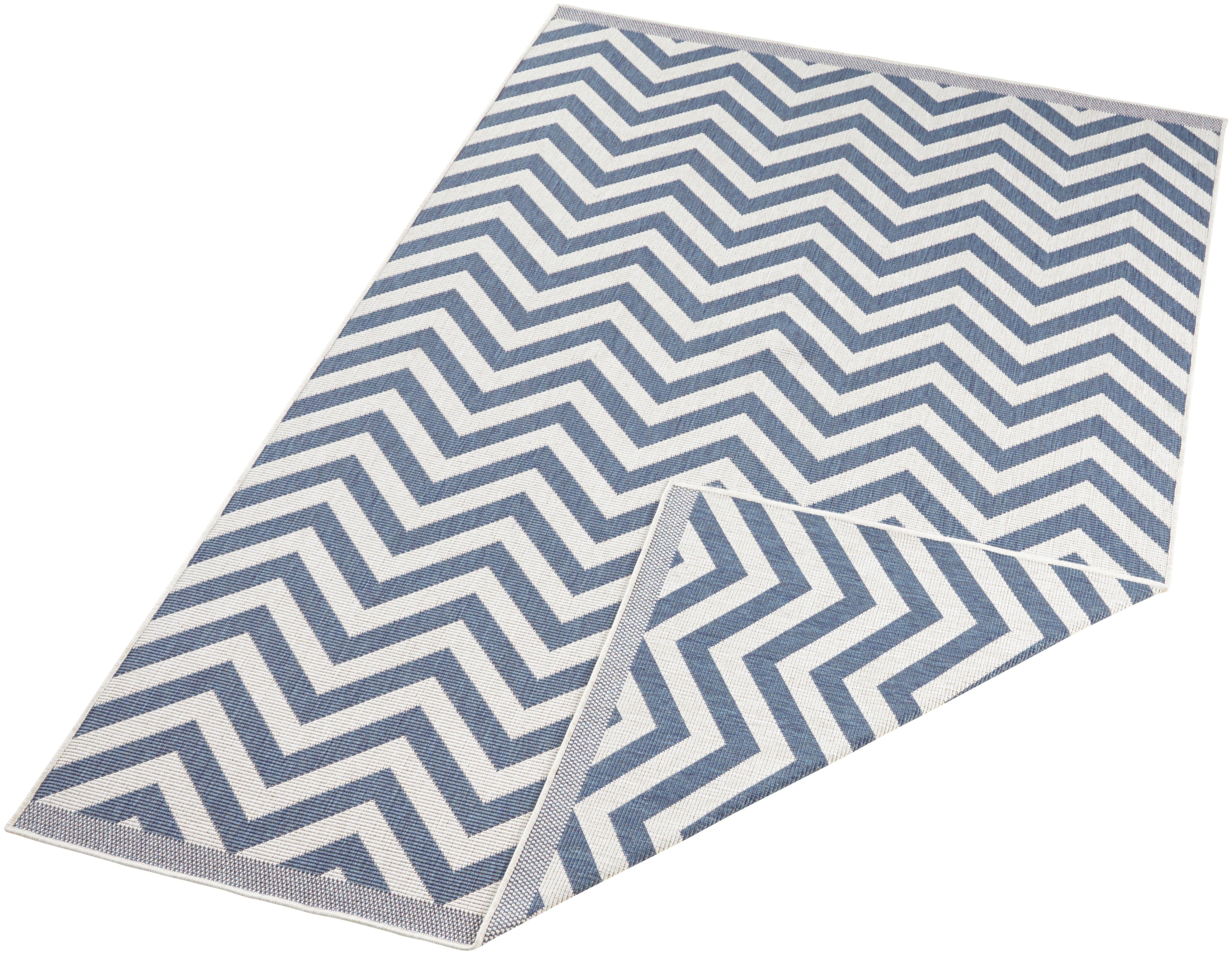 NORTHRUGS Vloerkleed Palma tweezijdig te gebruiken kleed Binnen- en buitengebruik, weerbestendig, balkon, loper, woonkamer, waterbestendig