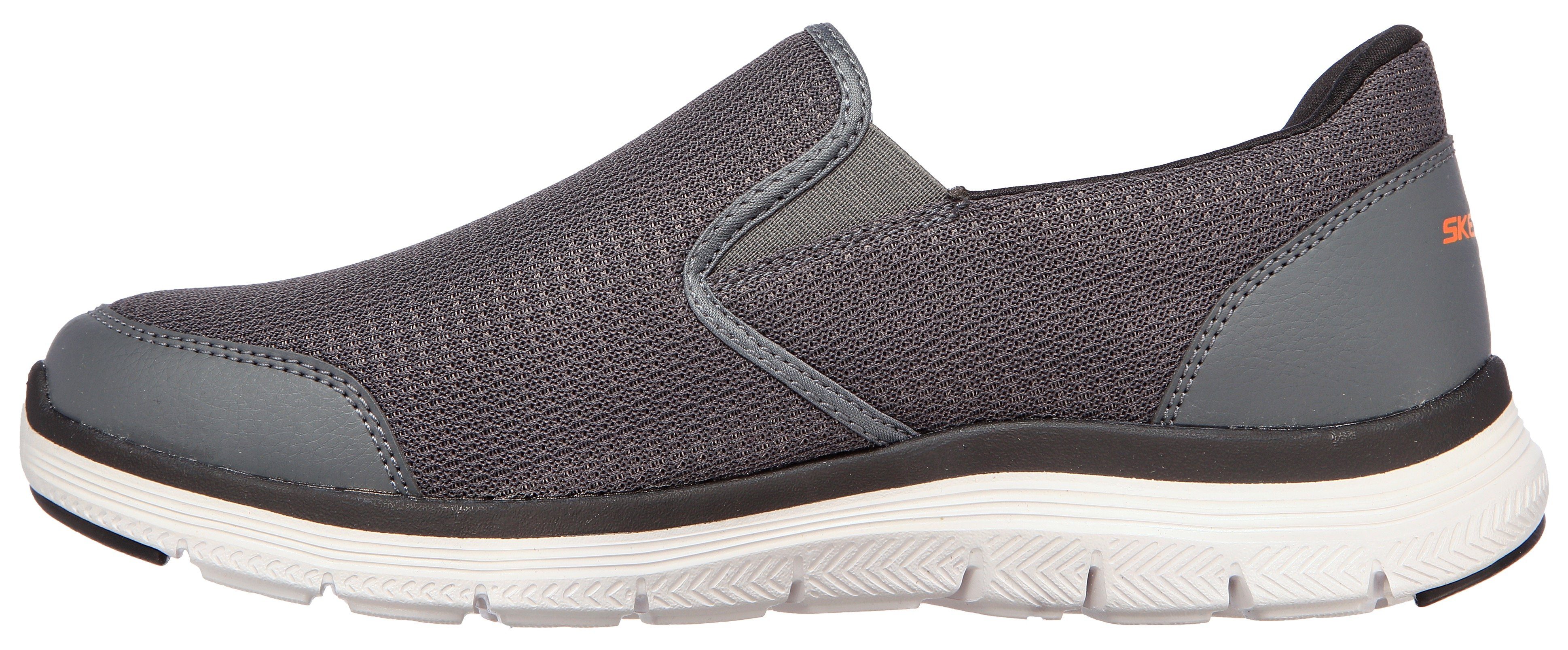 Skechers Slip-on sneakers FLEX ADVANTAGE 4.0 Slipper, slip-on schoen, comfortschoen met air cooled memory foam