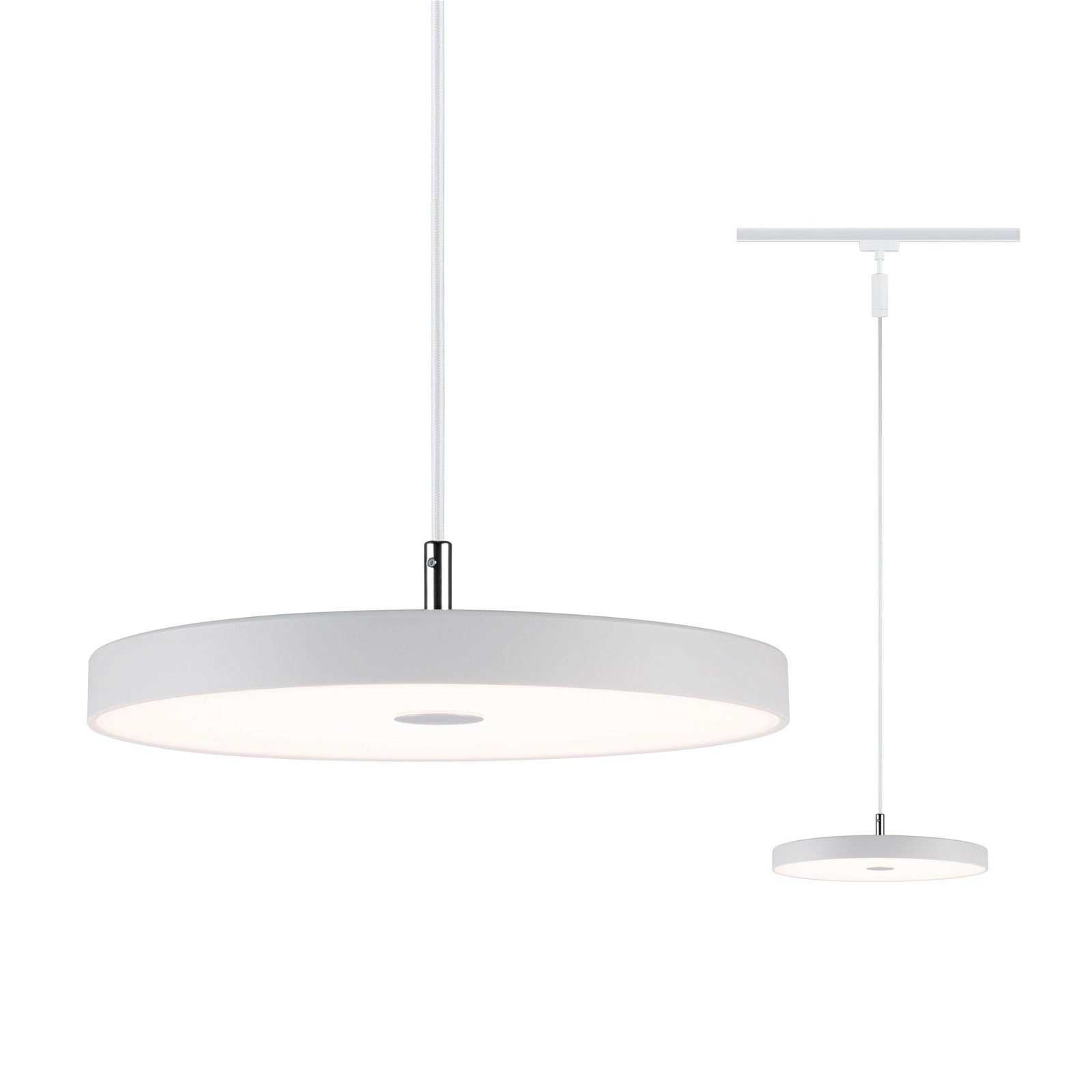 Paulmann Railsysteem-lampen URail Hanglamp Hildor 850lm 15W 3000K 230V Chroom mat