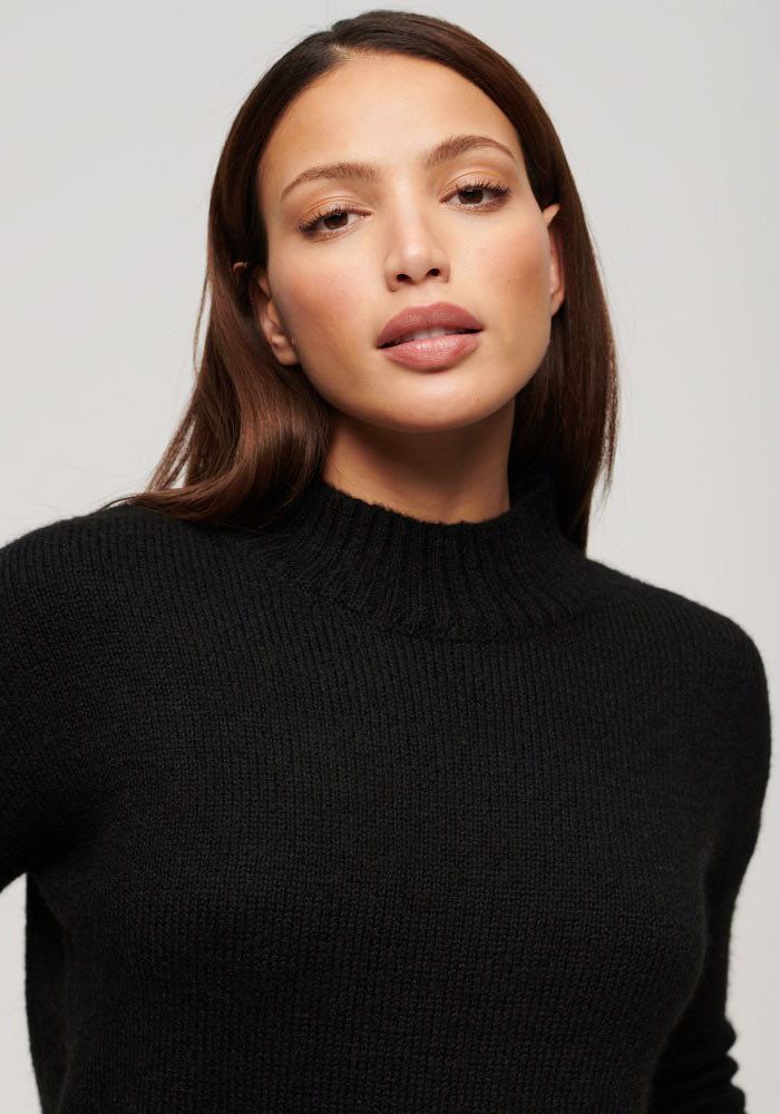 Superdry Gebreide trui Essential Mock Neck Jumper