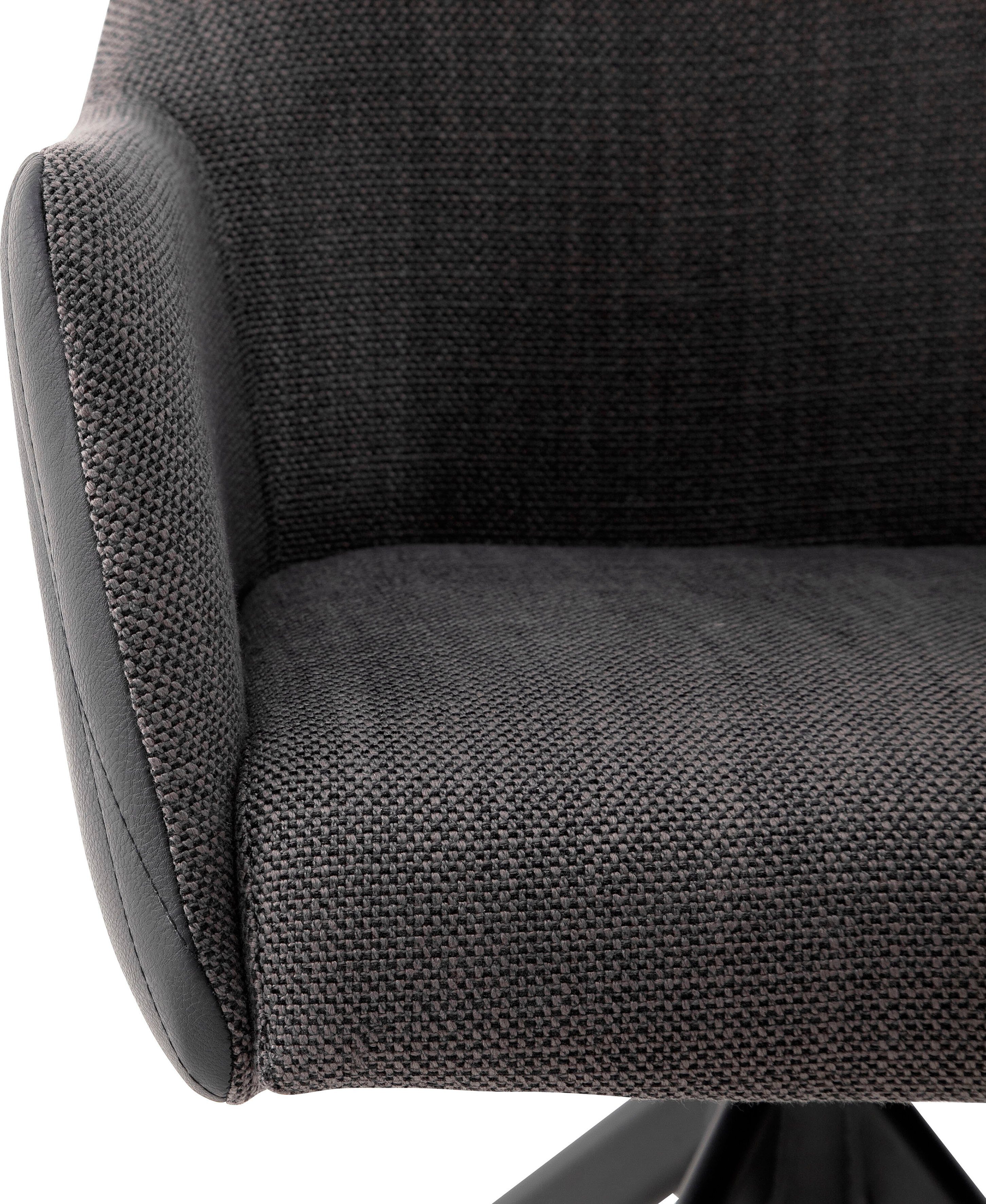 MCA furniture Stoel met 4 poten Reynosa Eetkamerstoel 360º draaibaar met nivellering, belastbaar tot 120 kg (set, 2 stuks)