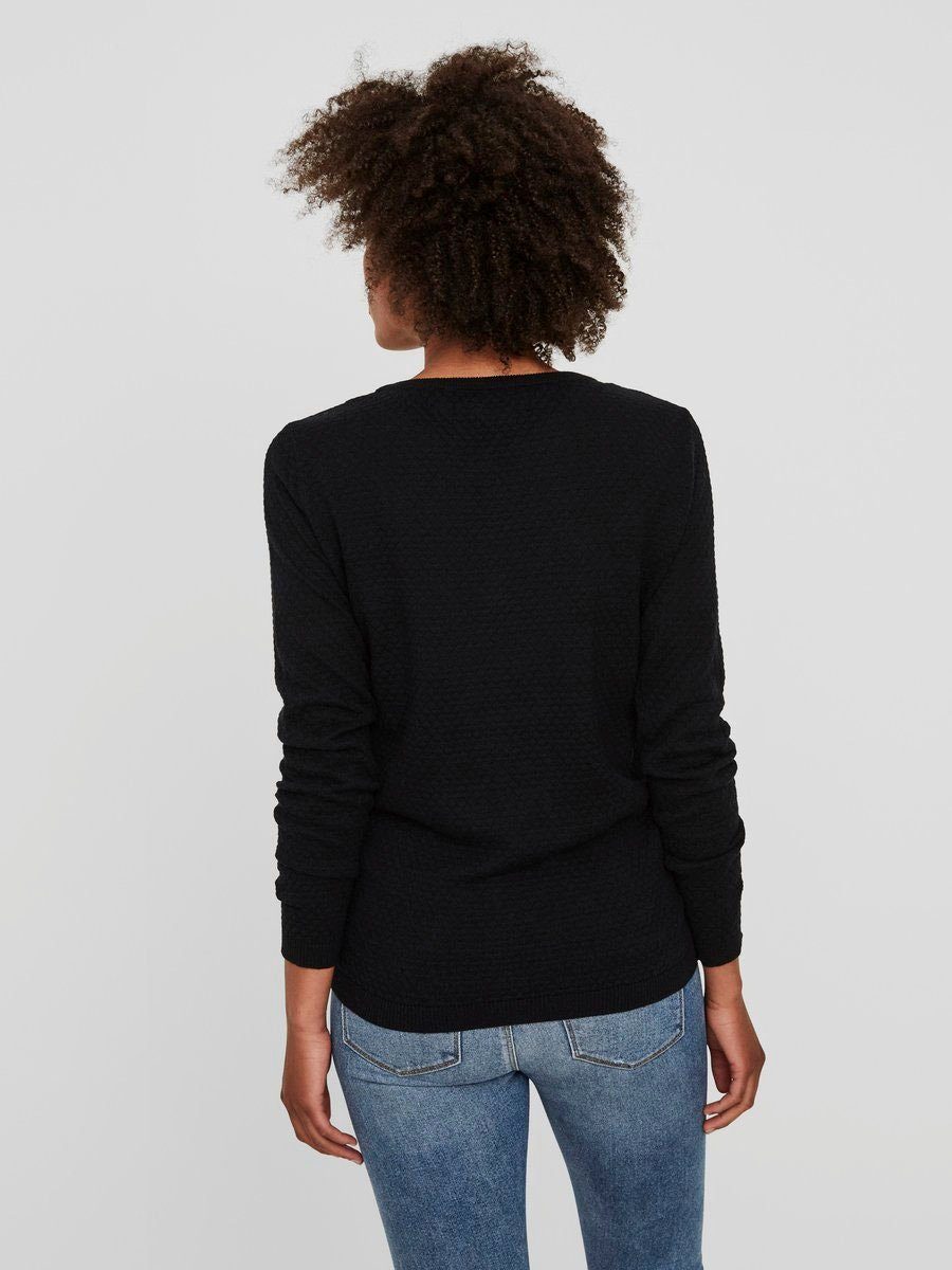 Vero Moda Trui met ronde hals VMCARE STRUCTURE LS O-NECK BLOUSE