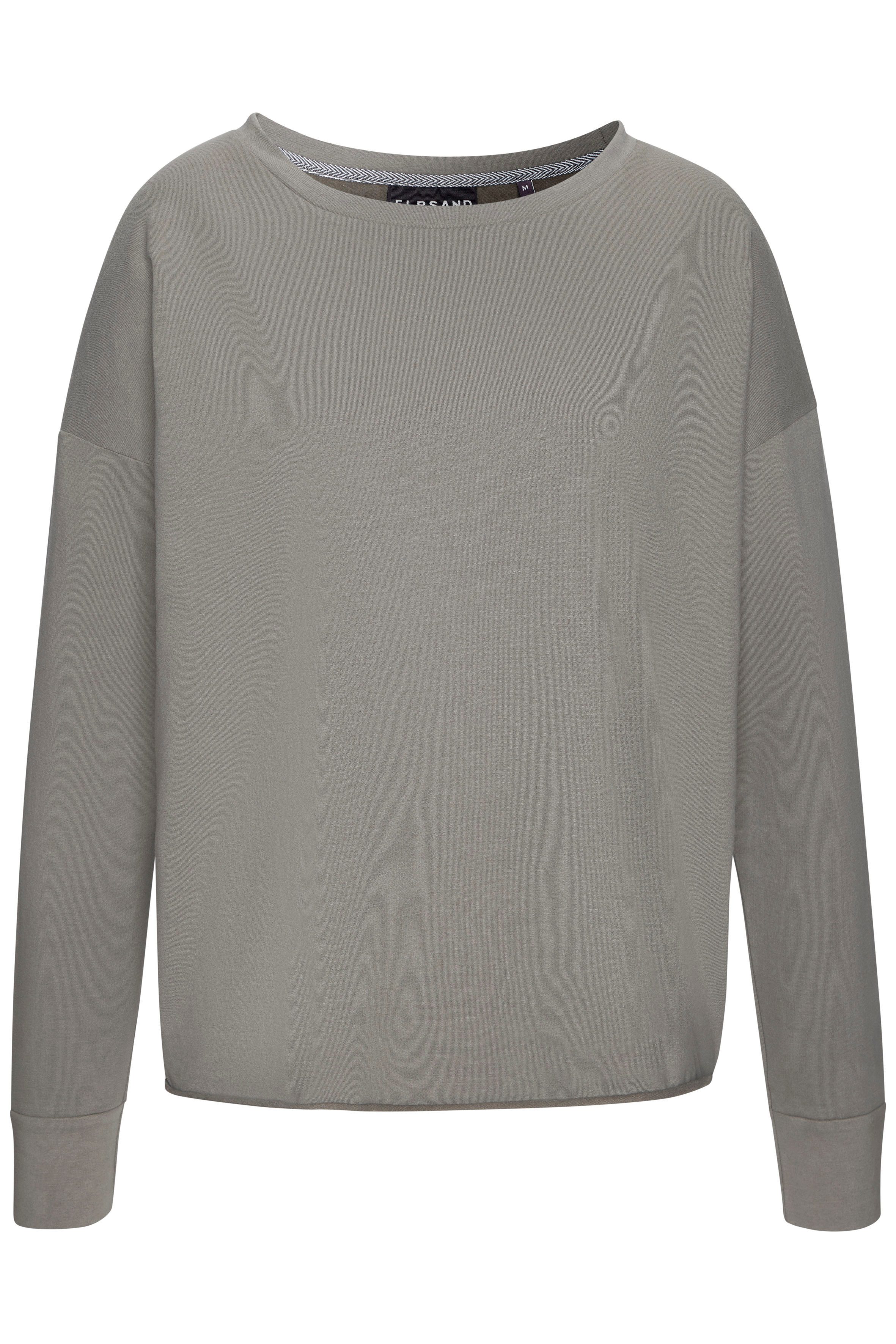 Elbsand Sweatshirt Raina met logoprint op de rug, sportief-casual