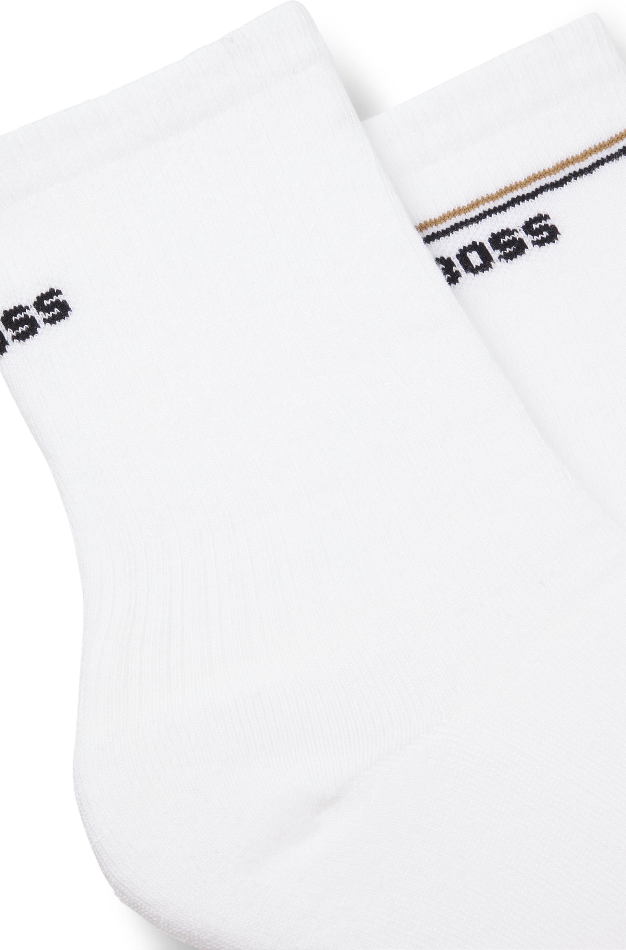 BOSS Sokken 2P QS Iconic CC W met boss logo-opdruk (set, 2 paar, 2 stuks)
