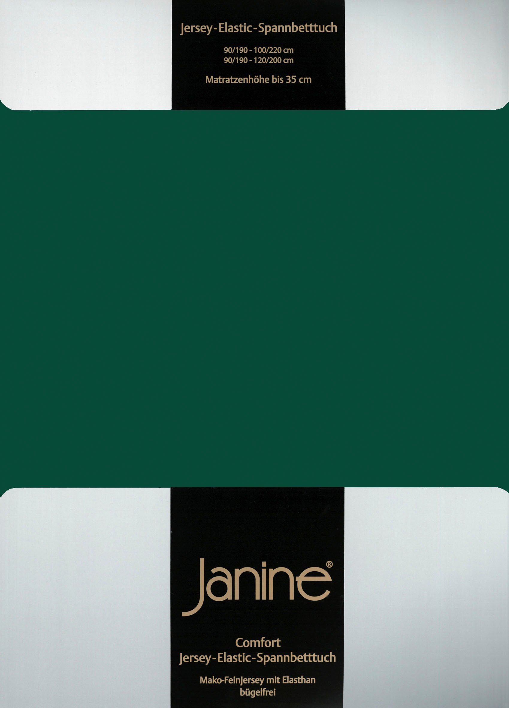 Janine Hoeslaken ELASTIC 5002 voor matrassen tot 35 cm hoog, 95% katoen, hoge kwaliteit, duurzaam (1 stuk) hoeslakens maat 90-100 cm x 190-220 cm