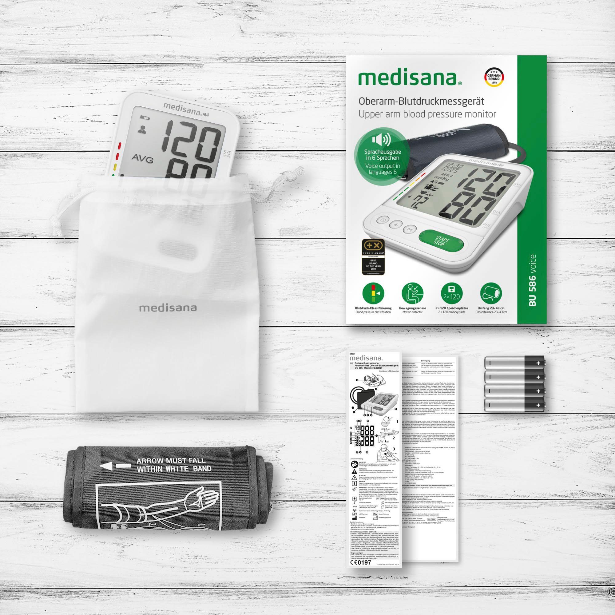 Medisana Bovenarm-bloeddrukmeter BU 586