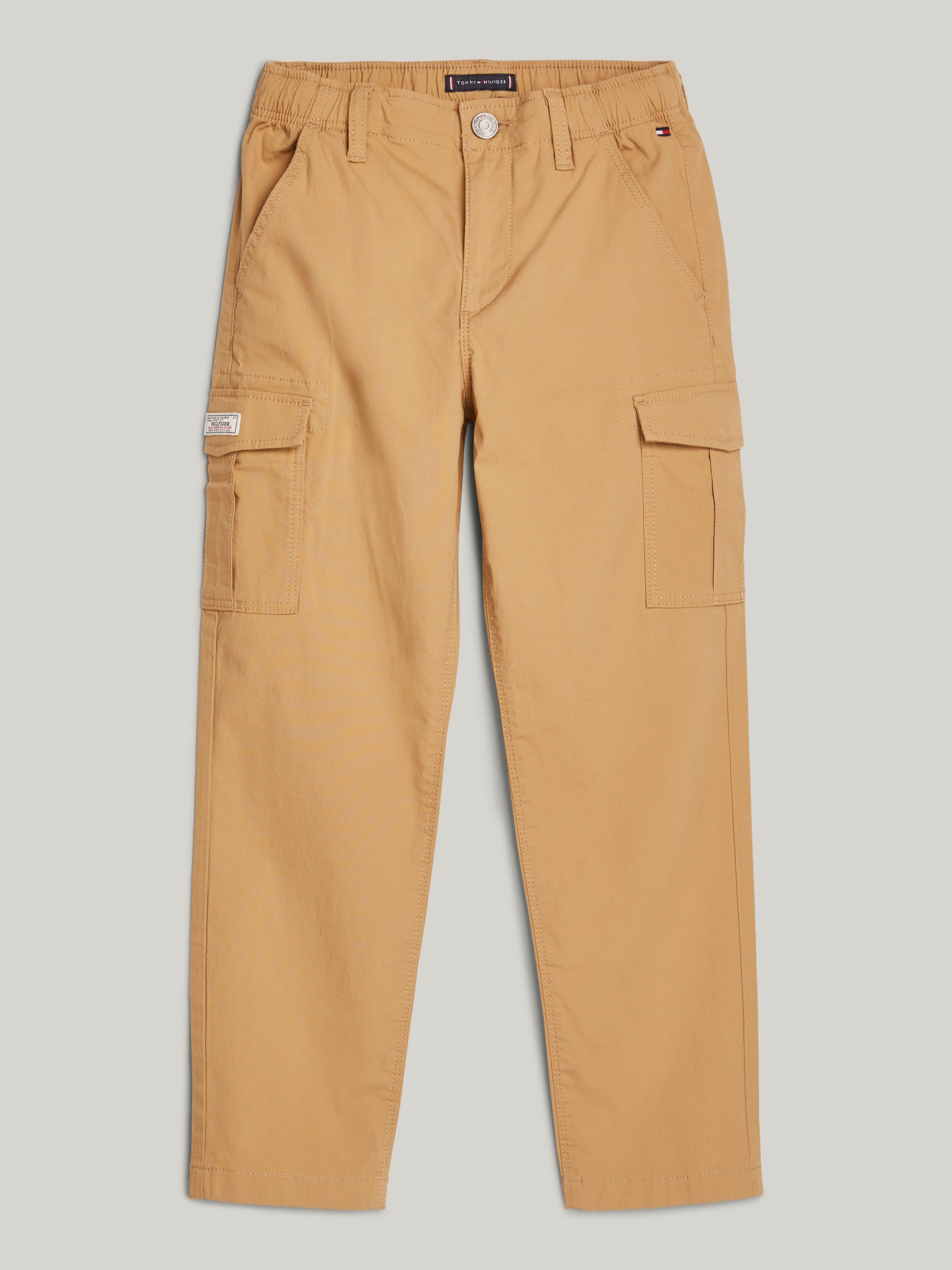 Tommy Hilfiger Geweven broek CARGO WOVEN PANTS Kinderen tot 16 jaar cargotassen elastische tailleband