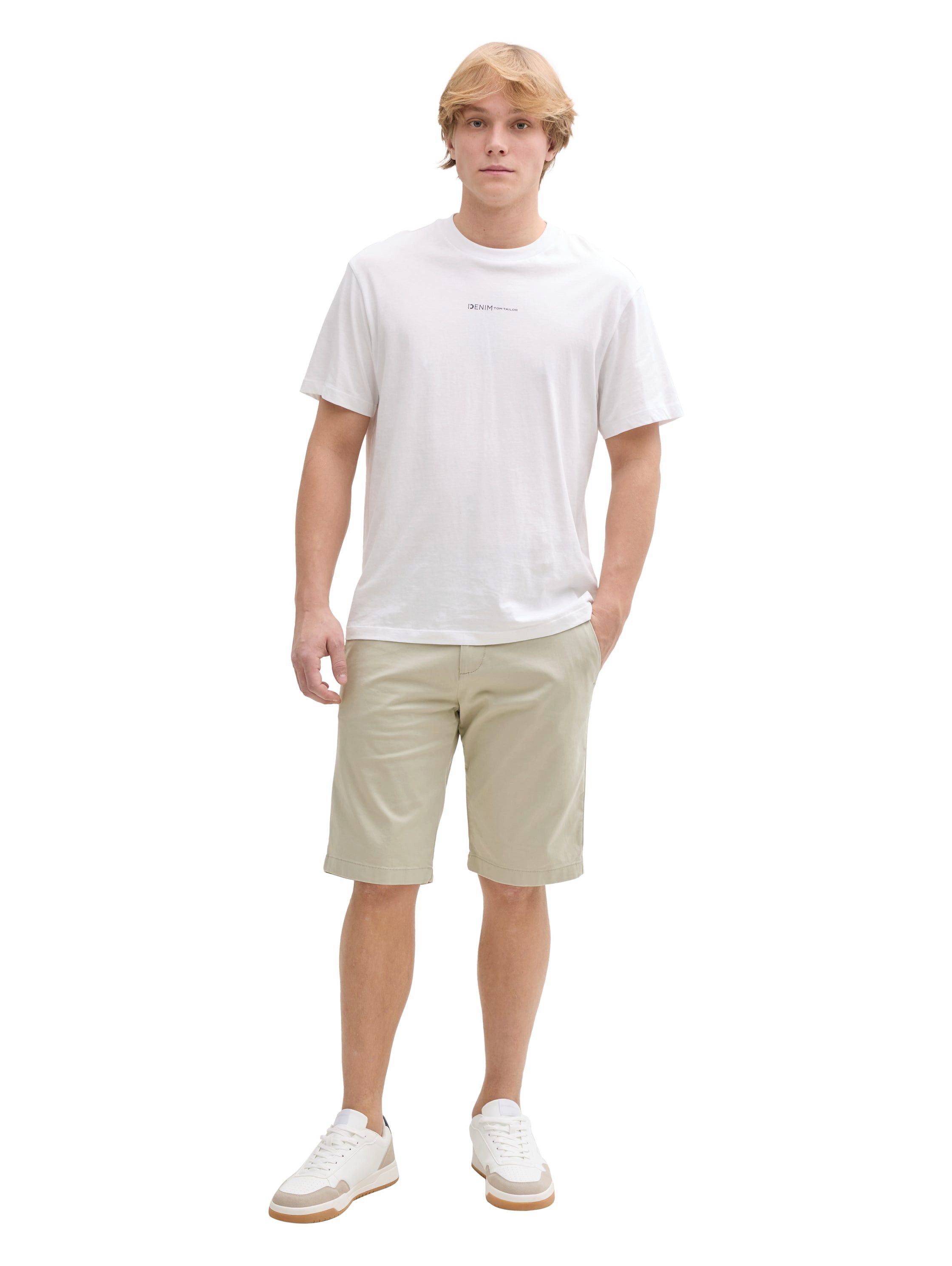 Tom Tailor Denim Chino-short Zomerbroek met zakken