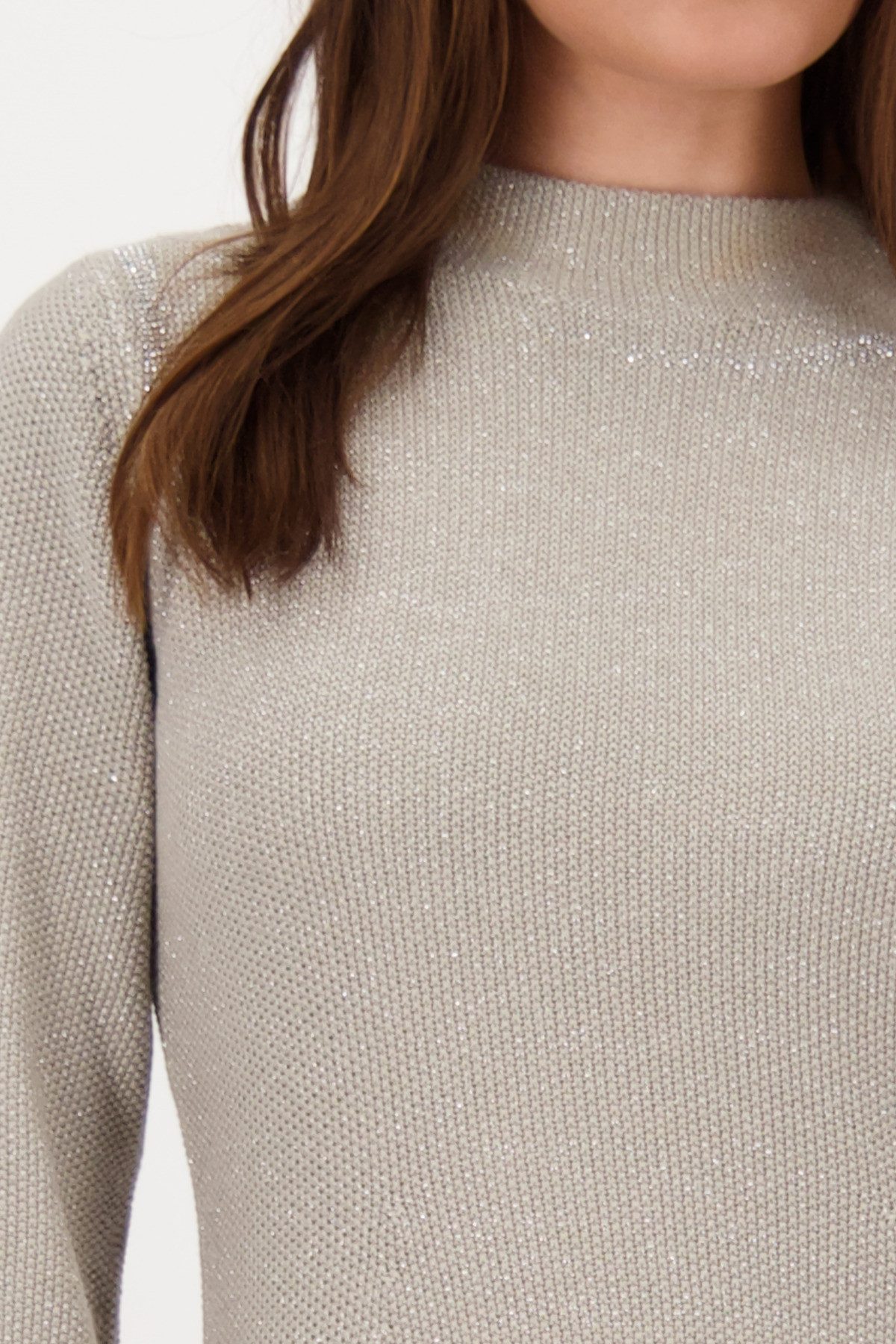 Monari Gebreide jurk Gebreid Lurex 92cm