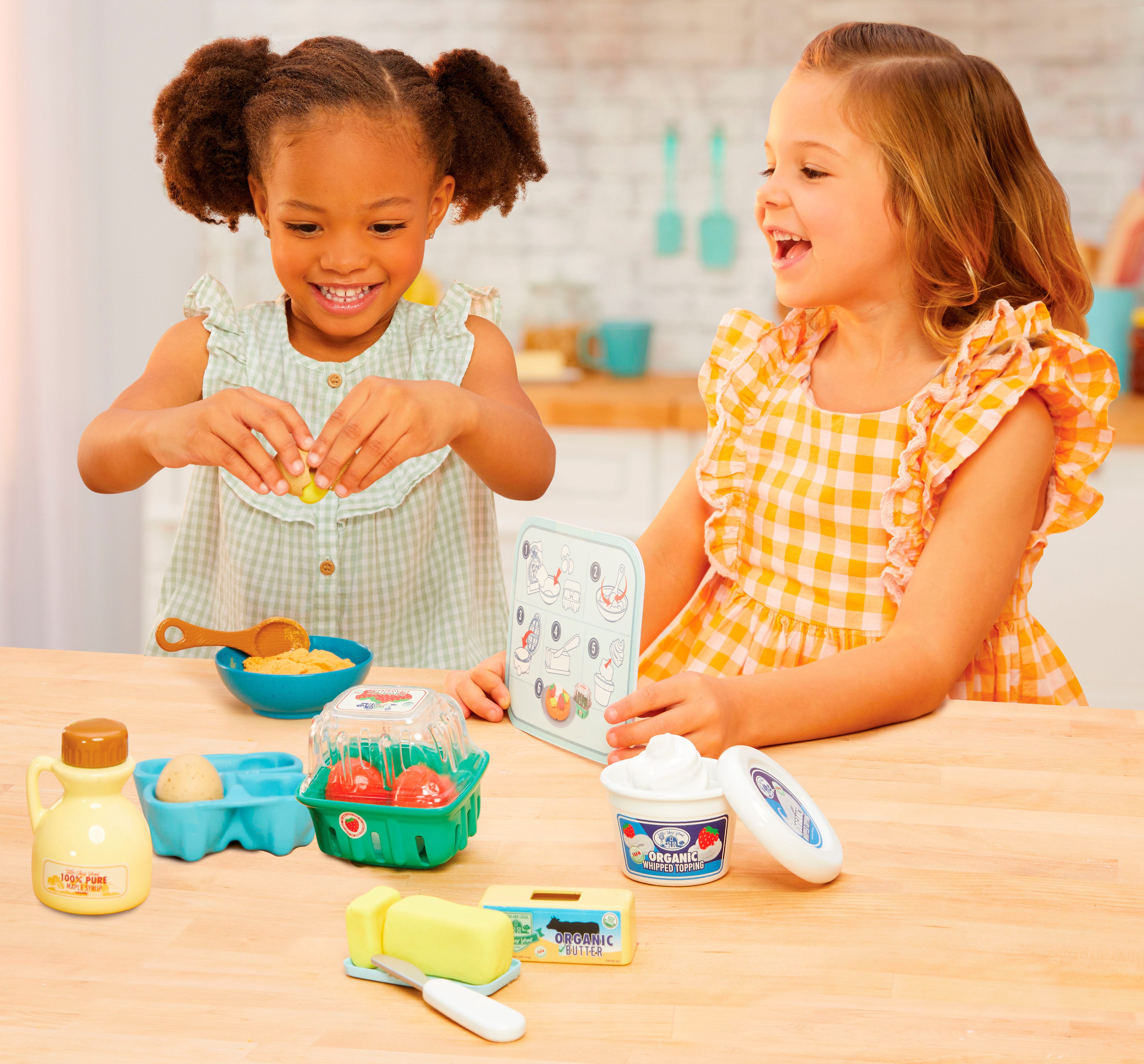Little Tikes® Speelgoed-levensmiddelen Creative Chefs Waffles Kit (18-delig)