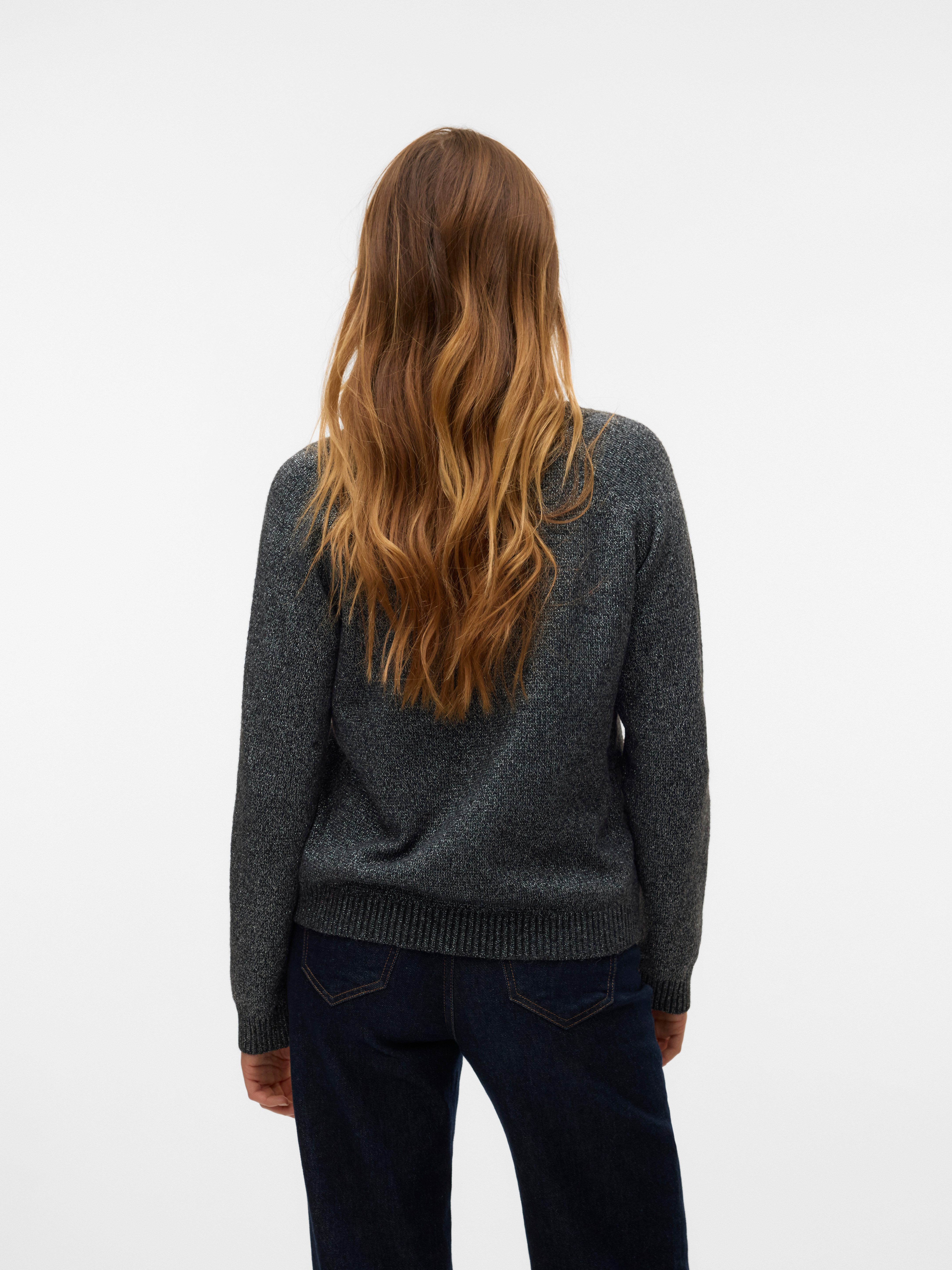 Vero Moda Trui met ronde hals VMDOFFYSHINE LS O-NECK BLOUSE REP NOOS