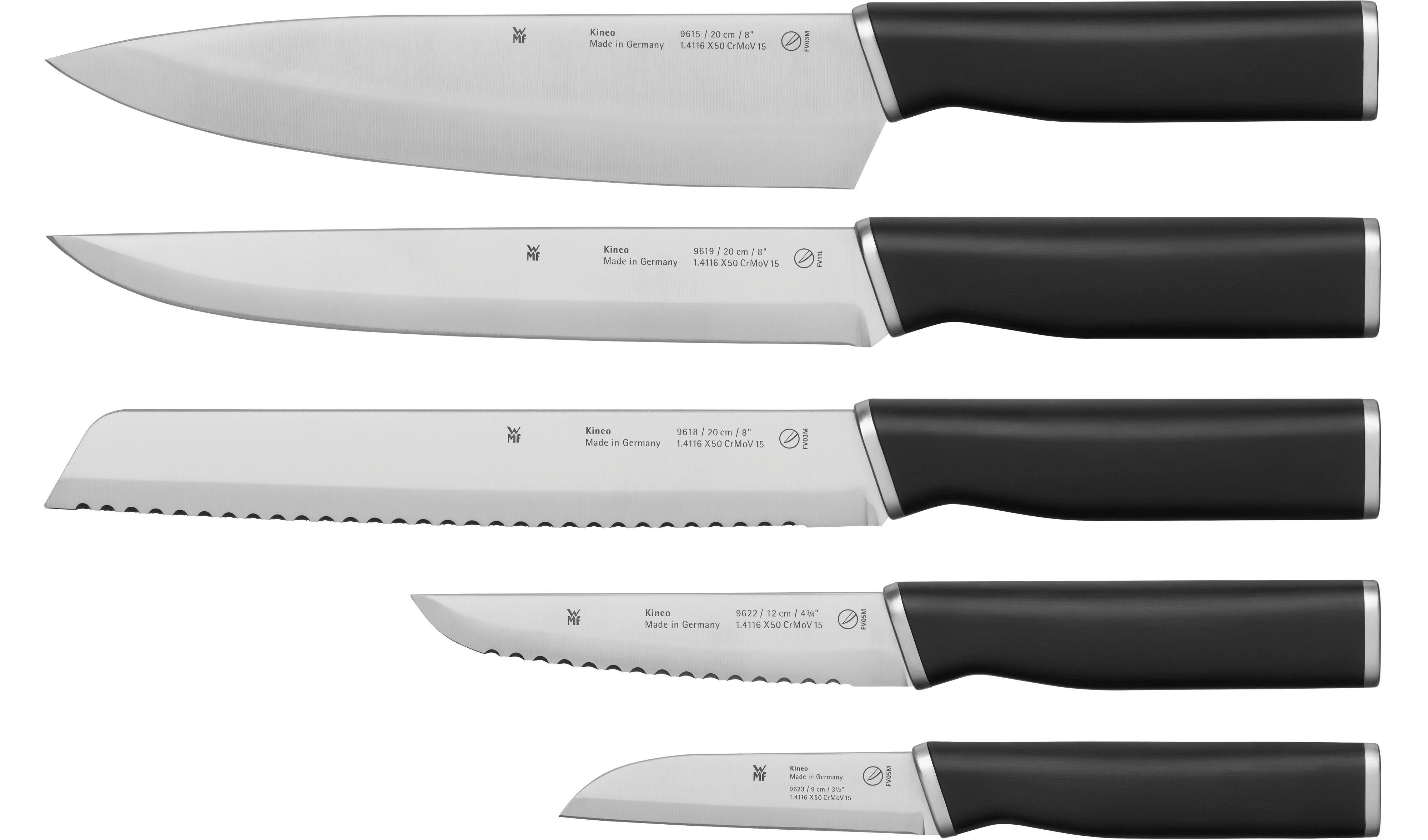 WMF Messenset Kineo Performance cut, scherp, premium roestvrij staal, Made in Germany...