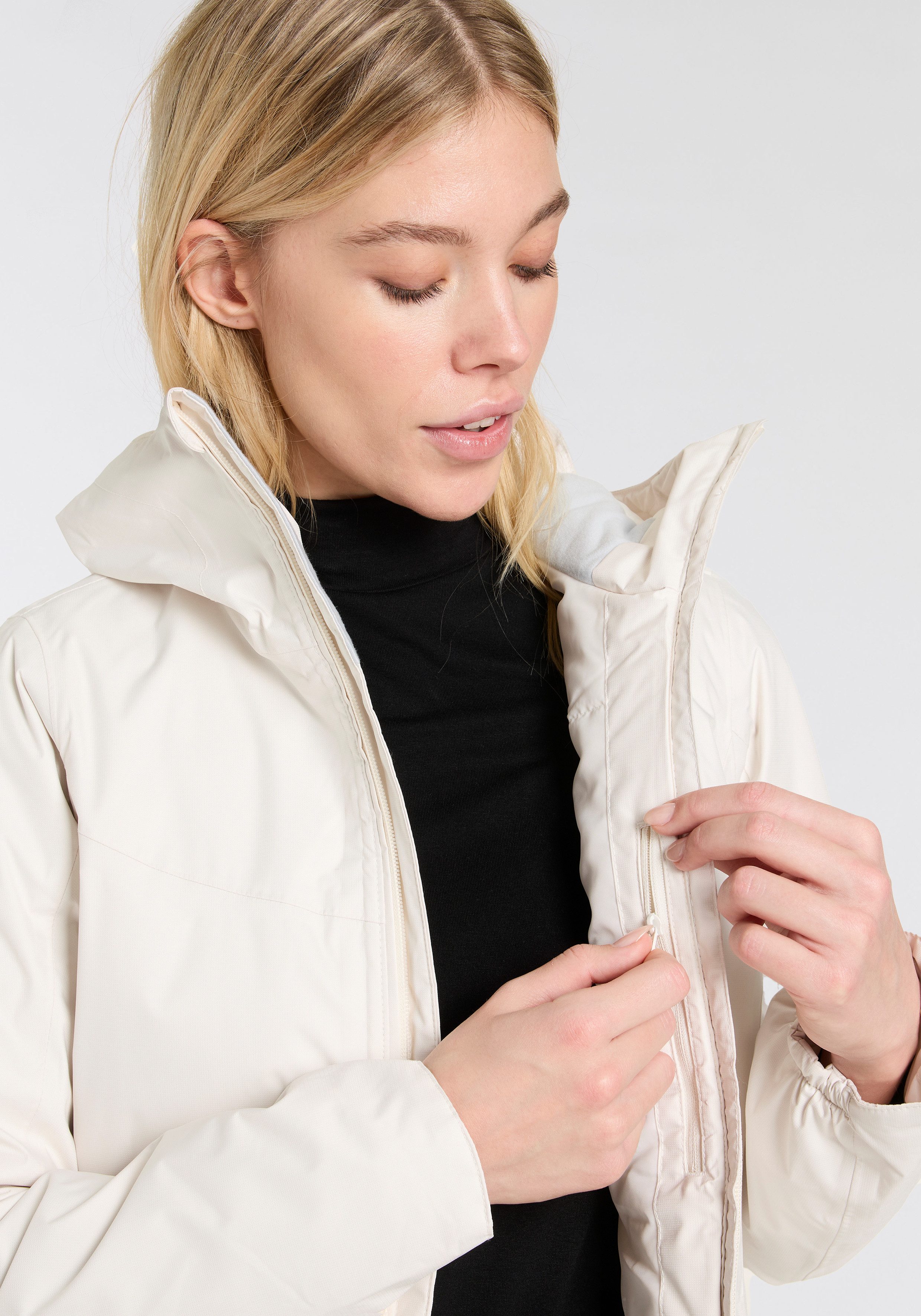 The North Face Functioneel jack W QUEST INSULATED JACKET Winterjack met logo-opdruk