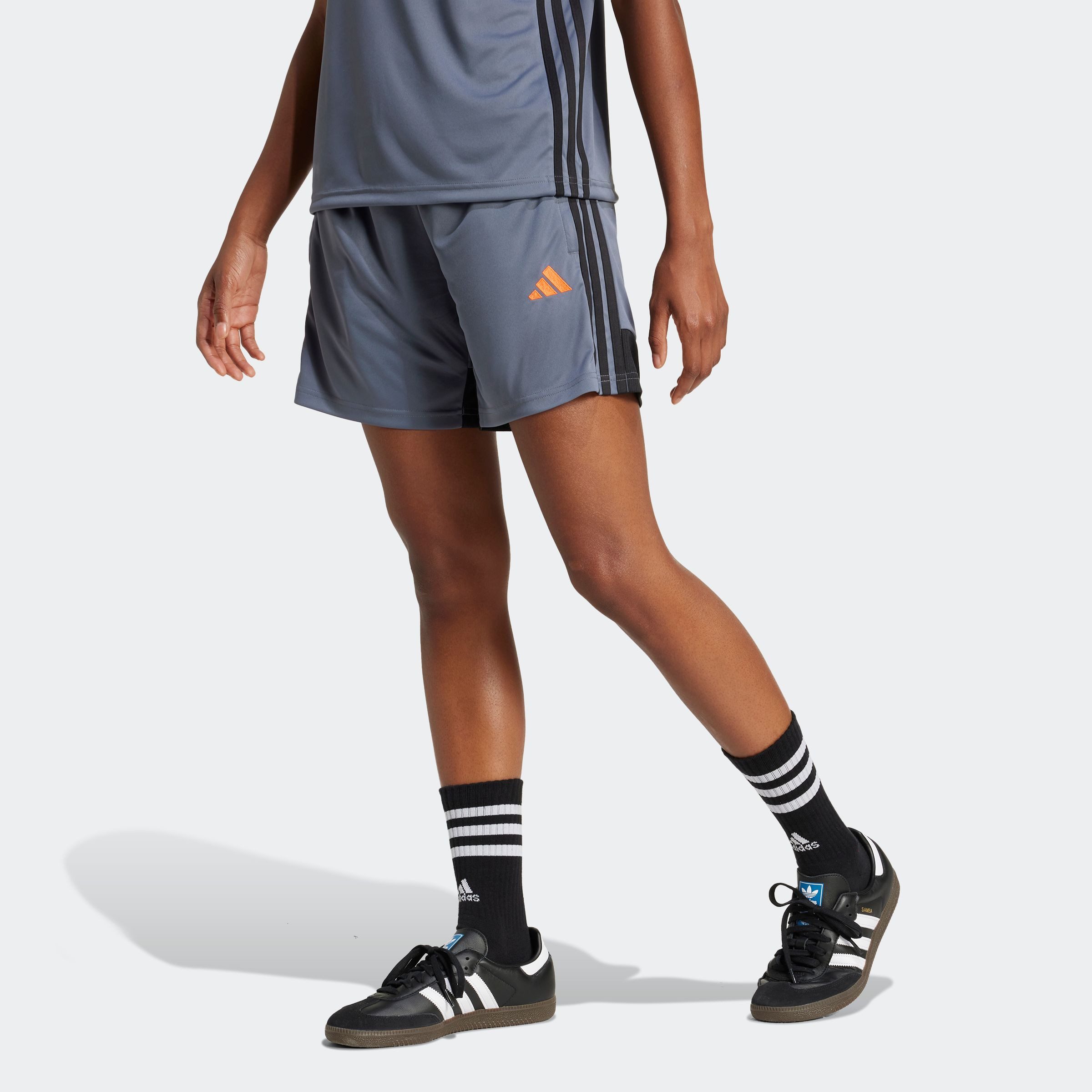 adidas Performance Trainingsshort TIRO ES SHO W (1-delig) dames korte broeken maat M grijs