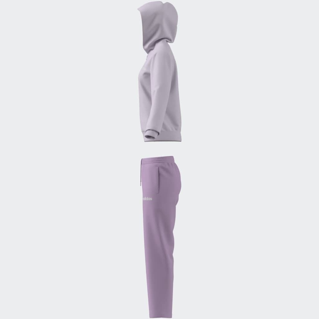 adidas Sportswear Trainingspak W LINEAR TS Trainingsjack met capuchon, trainingspak (2-delig)
