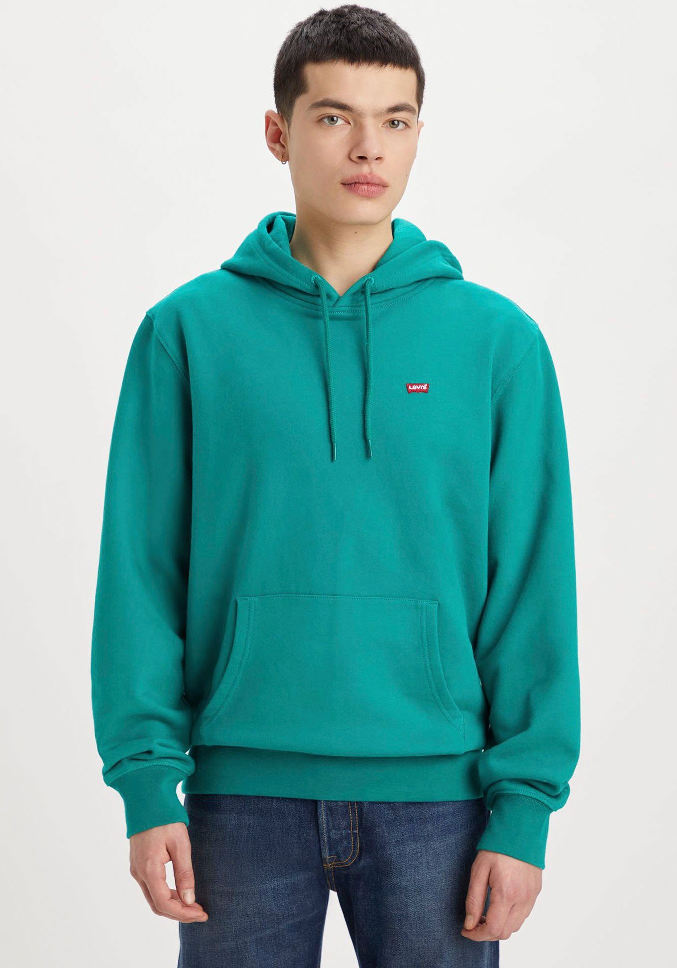 Levi's Hoodie NEW ORIGINAL HOODIE met klein batwing-logo