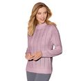 classic basics trui met staande kraag trui roze