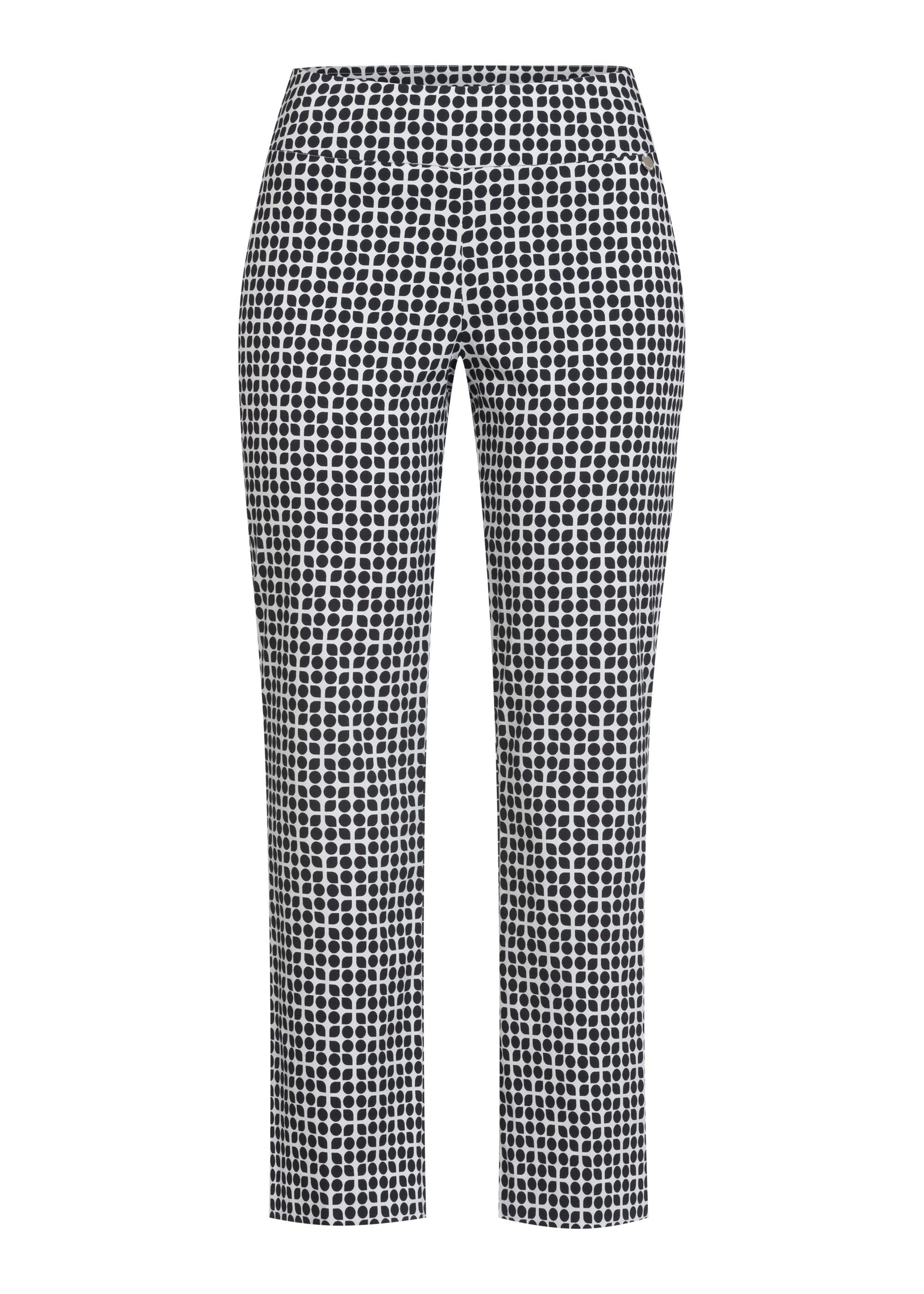 Stehmann Stoffen broek met grafisch patroon