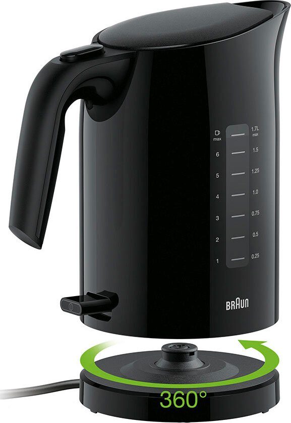 Braun Waterkoker WK 3100 BK, 1,7 l