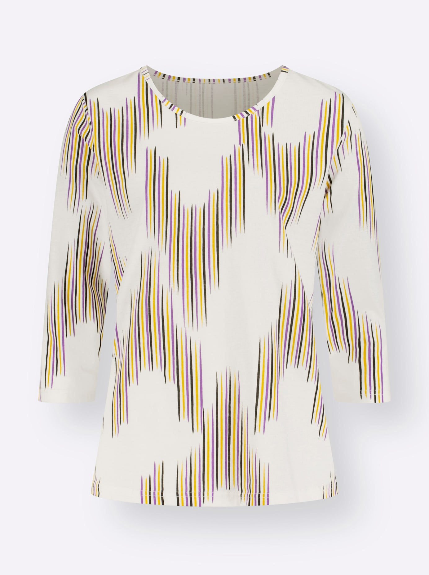 Shirt met 3/4 mouwen Shirt met ronde hals (1-delig)