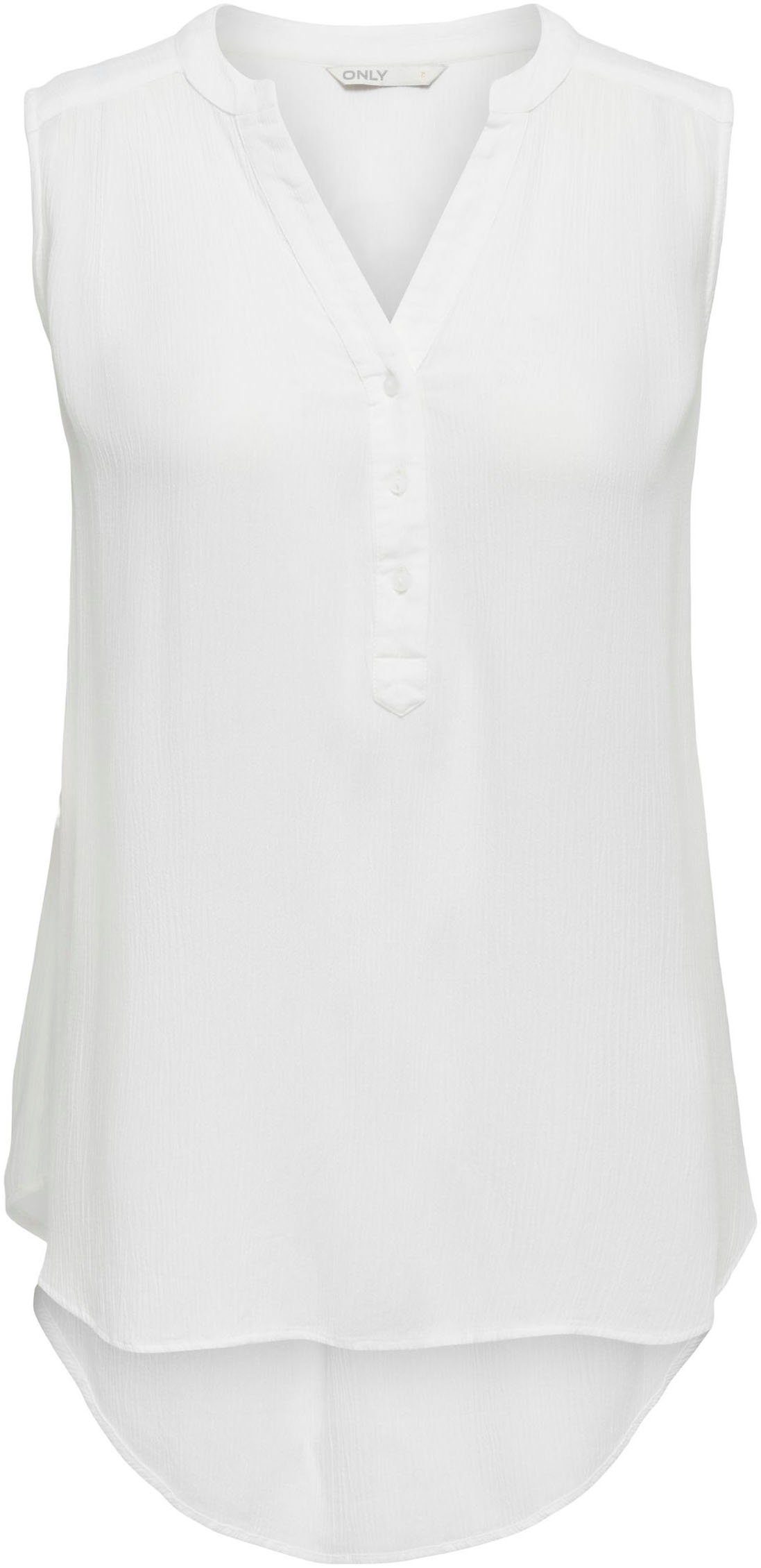 Only Top ONLJETTE – Blousetop met V-hals en knoopsluiting