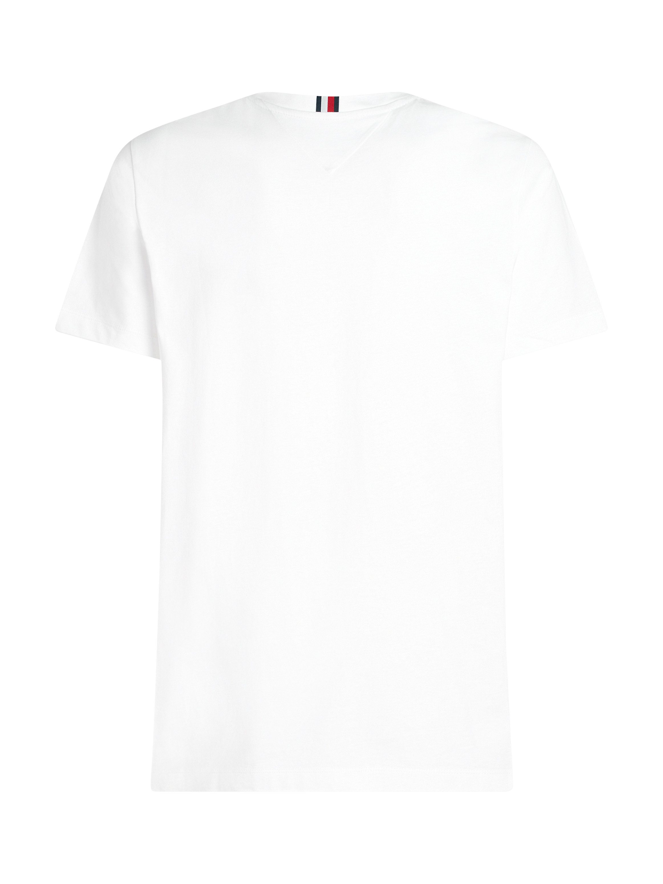 Tommy Hilfiger T-shirt SCRIPT LOGO TEE met opgestikt logo