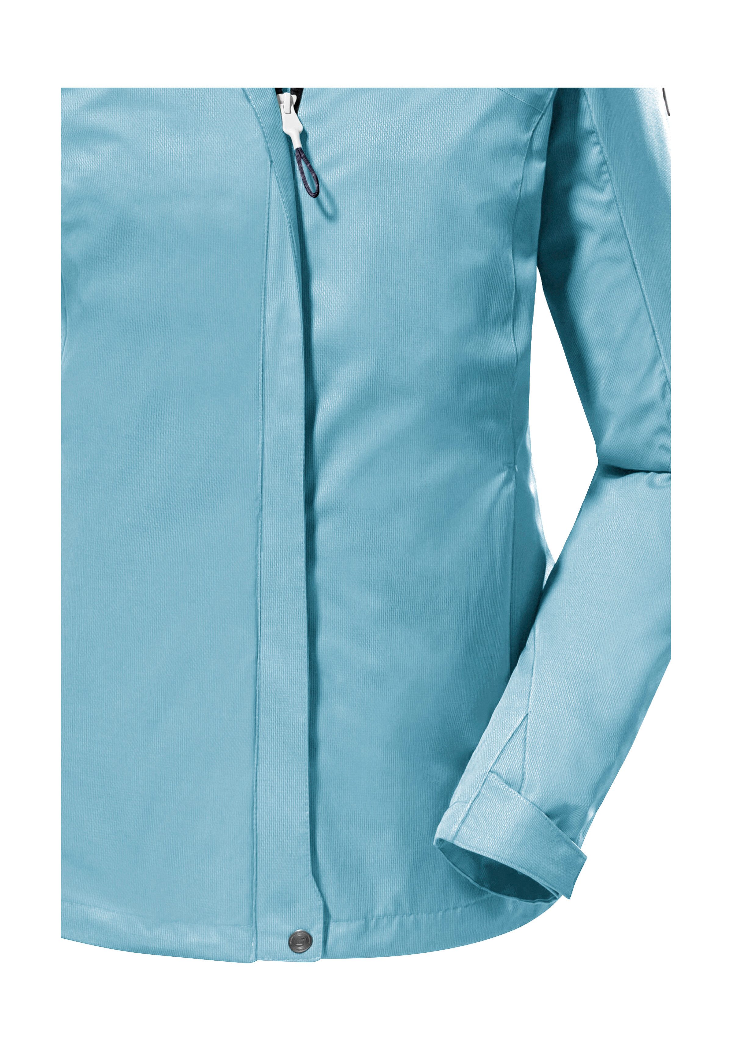 Killtec Outdoorjack KOS 133 WMN JCKT Water- en winddichte damesjack met afneembare capuchon, PFAS-vrij