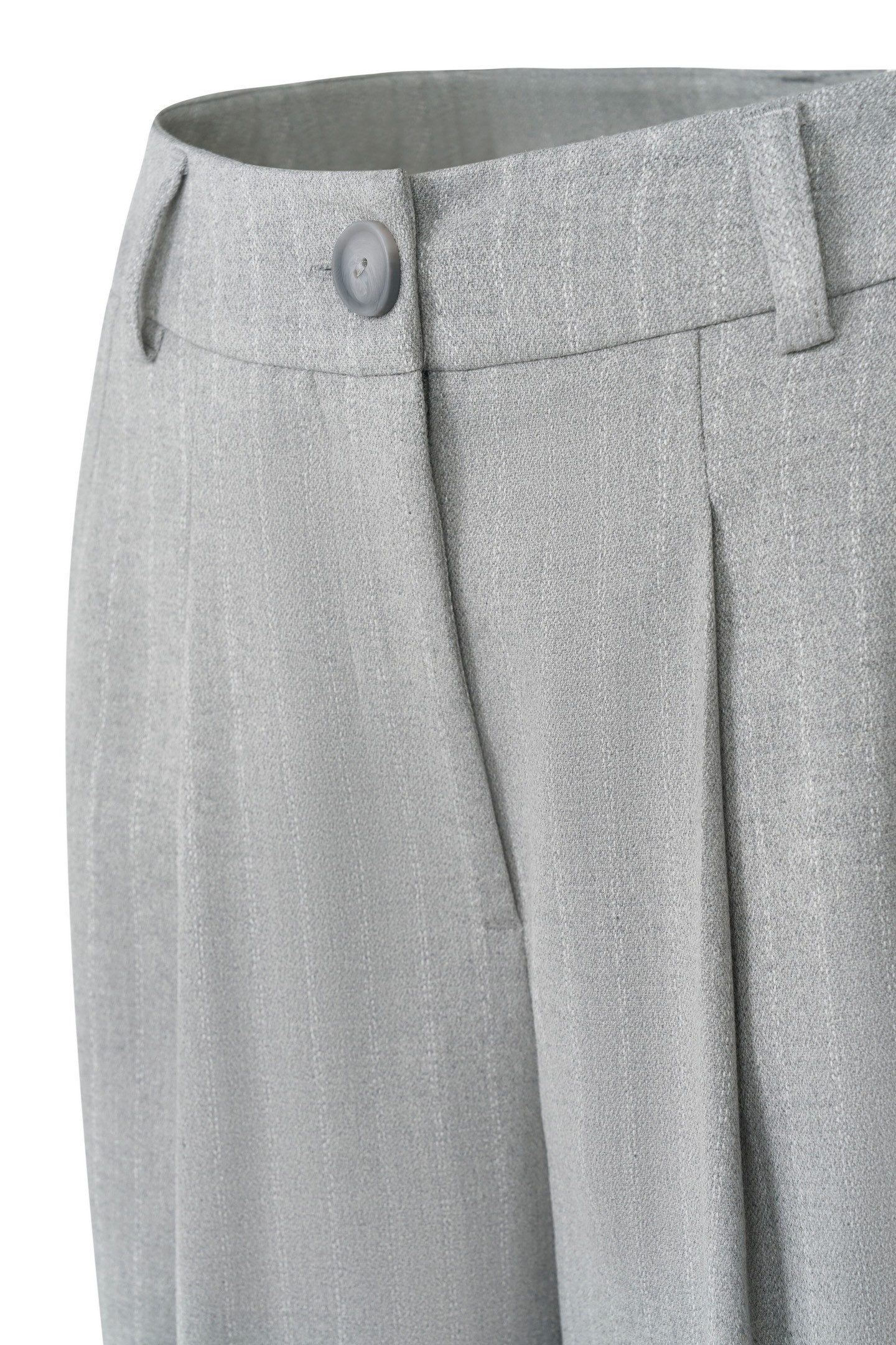 Bugatti Stoffen broek met strepen & persvouwen