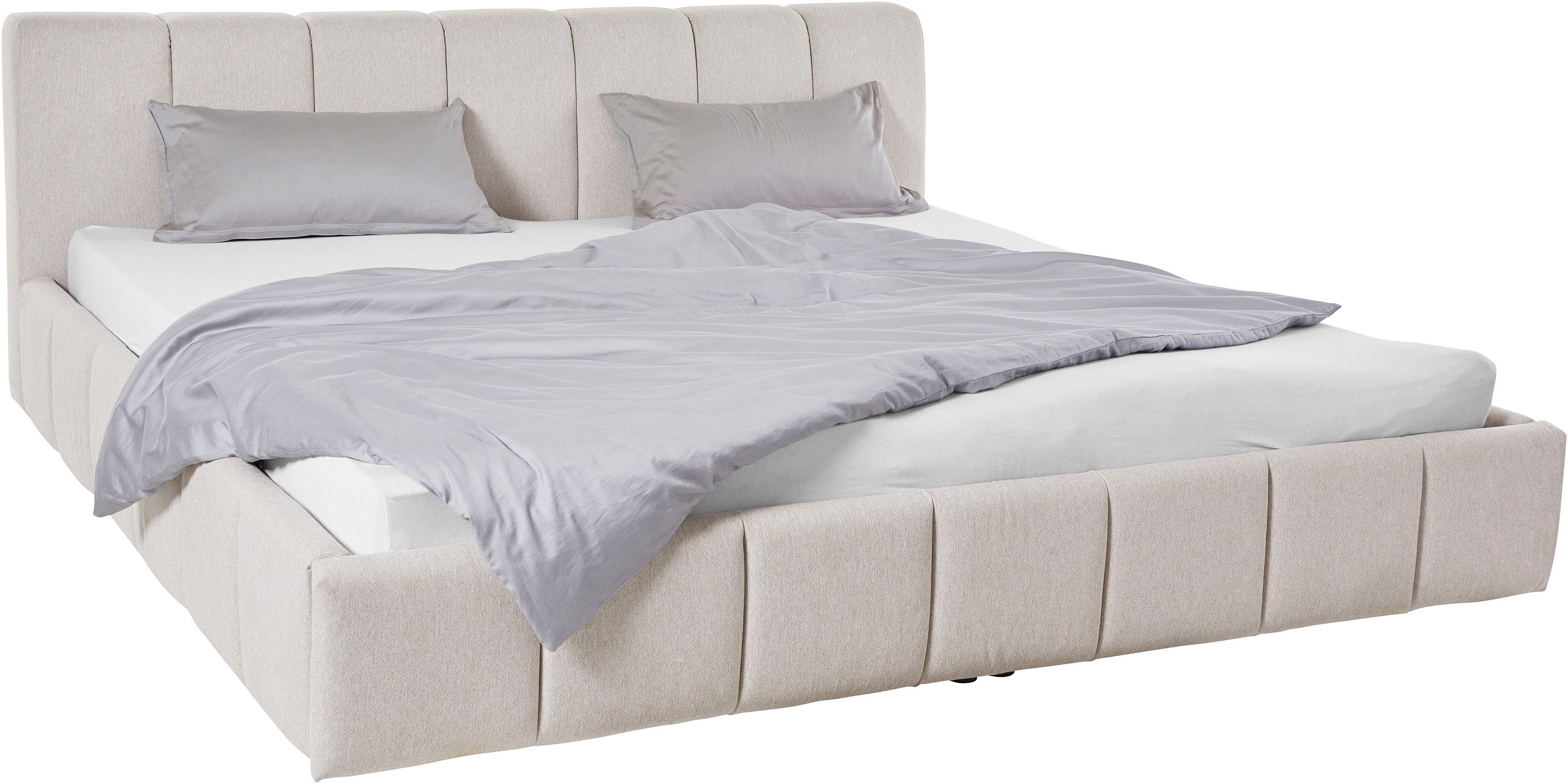 LeGer Home by Lena Gercke Gestoffeerd bed Maileen in 5 breedten en 3 kleuren, incl. rolbodem