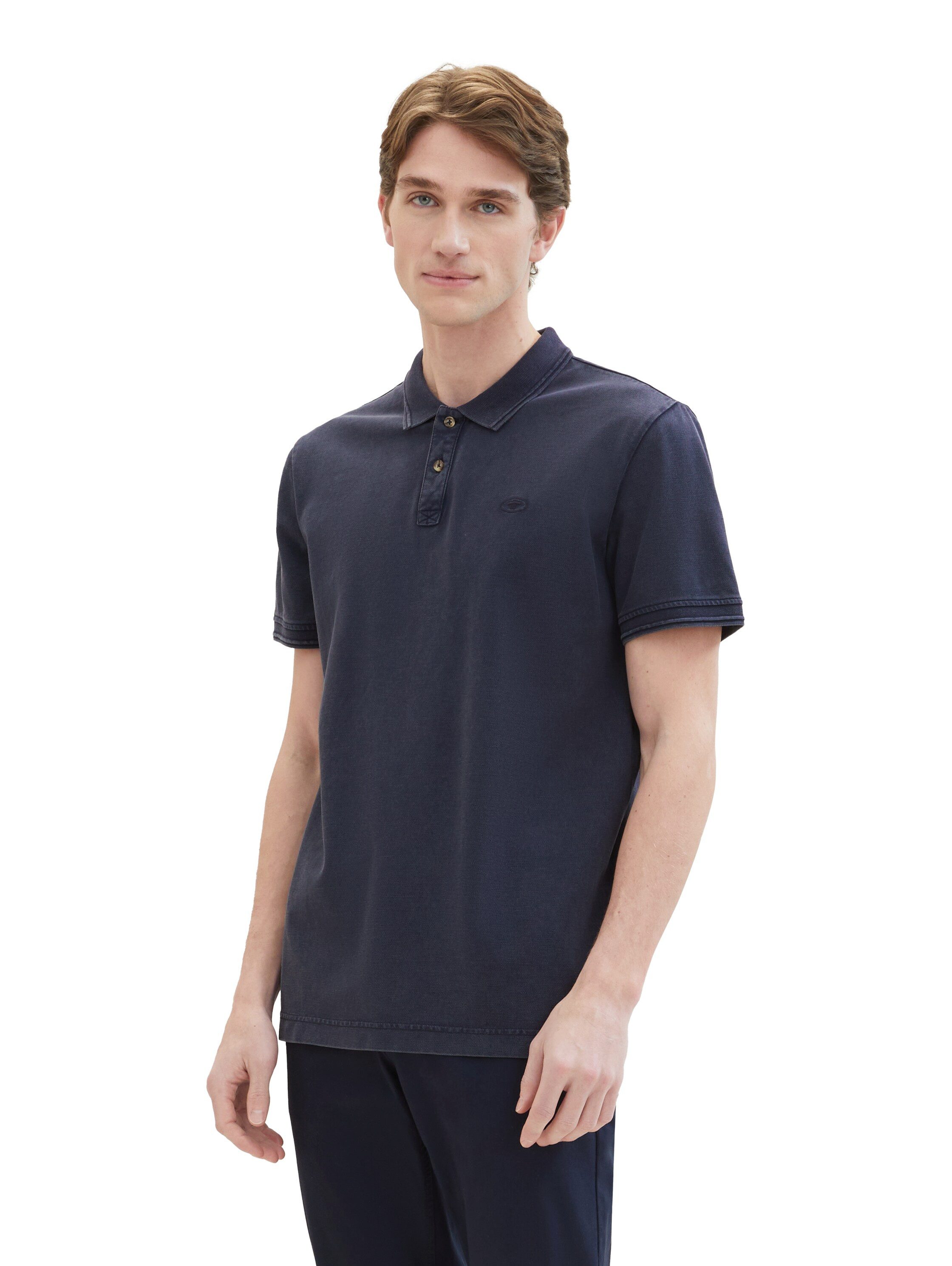 Tom Tailor Regular fit poloshirt in used-look