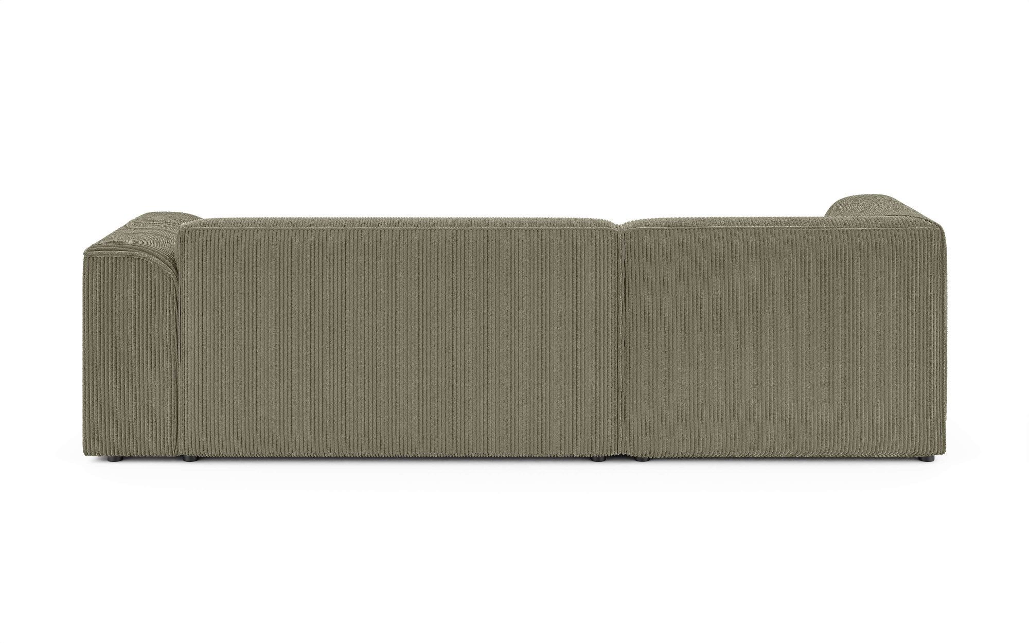 INOSIGN Hoekbank MERID L-vorm (257 cm), tijdloos & stijlvol ontwerp Uitgebreid gepolsterd, in cord, chenille en structuur
