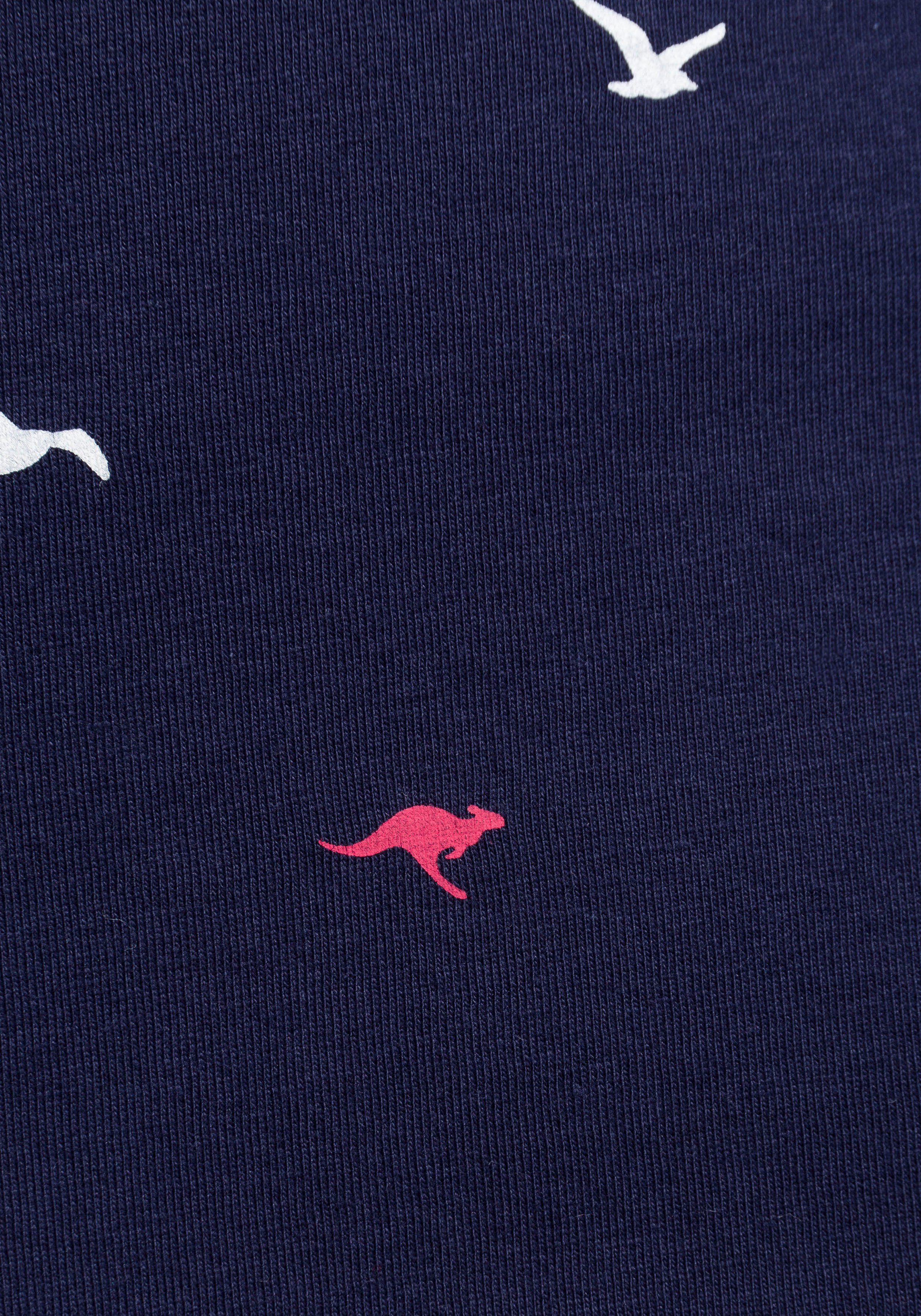 KangaROOS Jerseyjurk figuurvolgende pasvorm, van katoenmix (set, Met een afneembare riem)