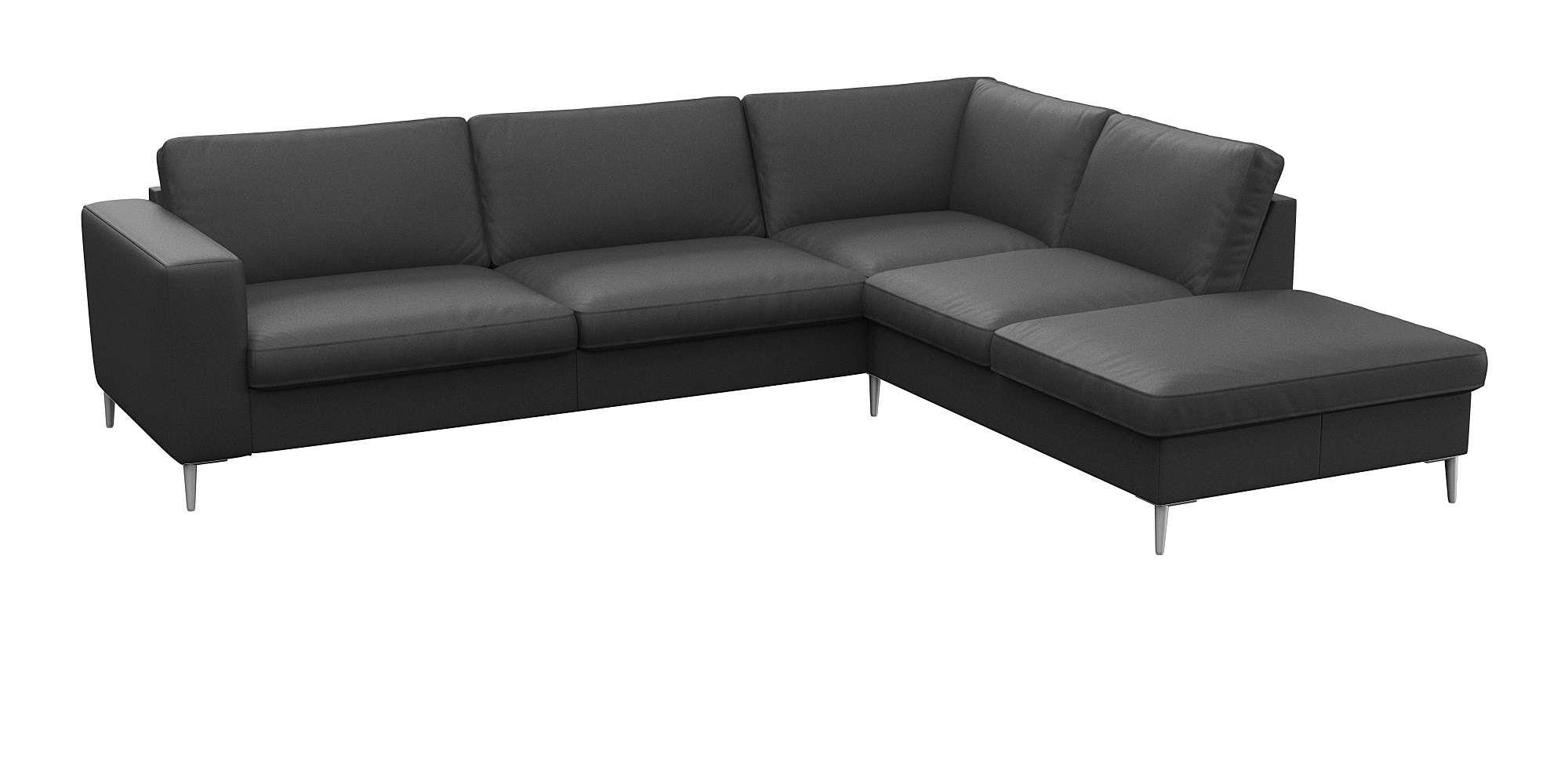 FLEXLUX Hoekbank Fiore, super zitcomfort door koudschuim in de zitting, L-vorm