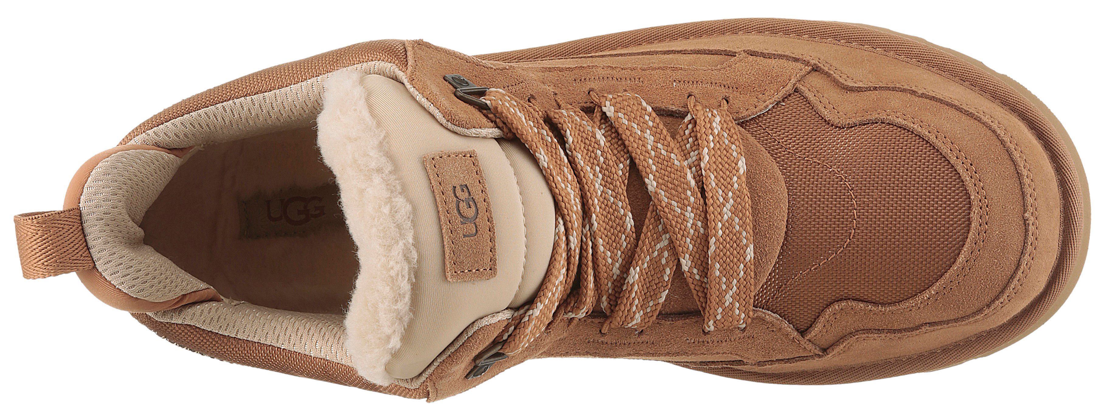 UGG Sneakers LOWMEL Veterschoen met gevoerd schacht